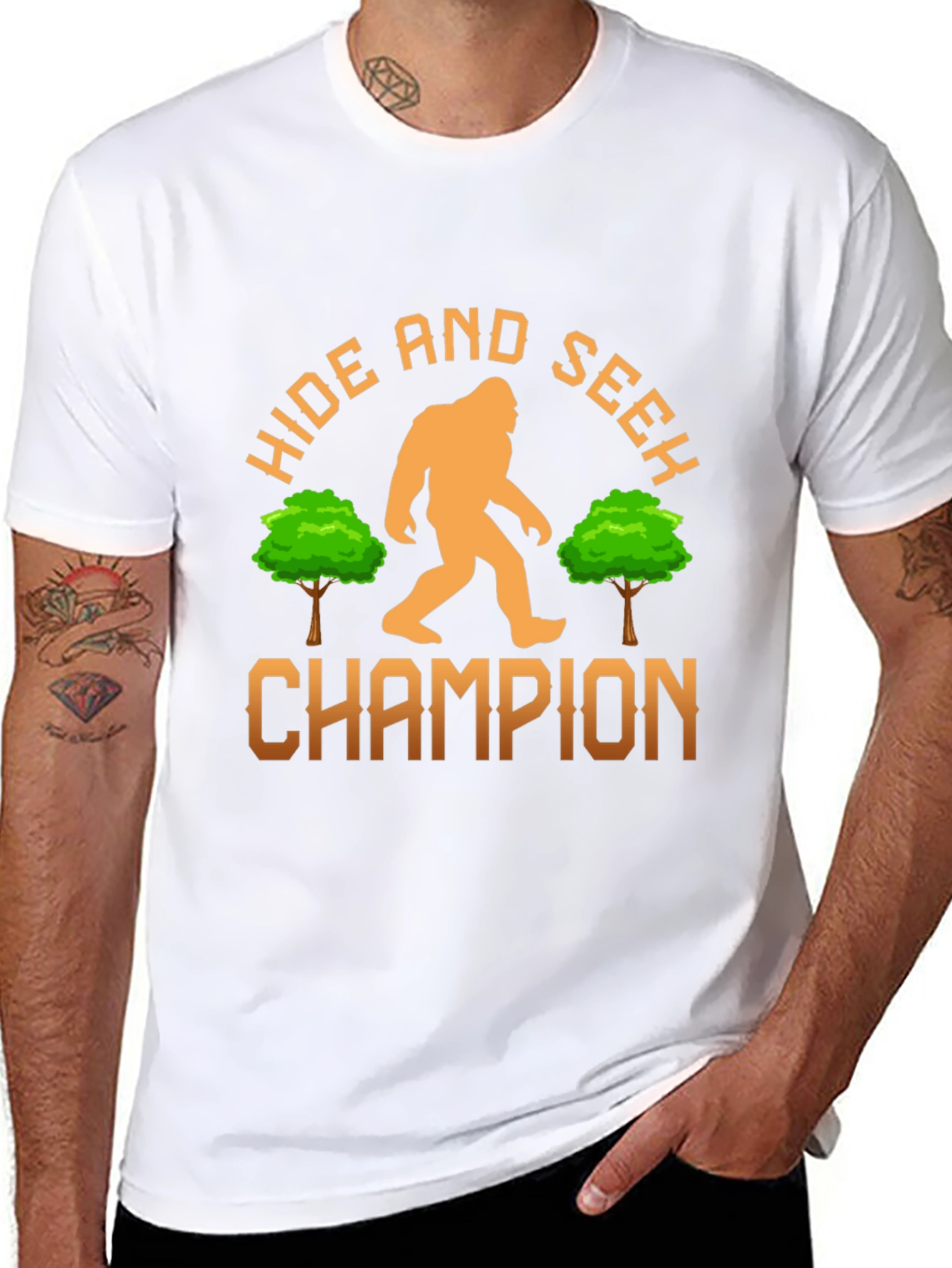 Hide and Seek Champion T-Shirt - Bigfoot Tee
