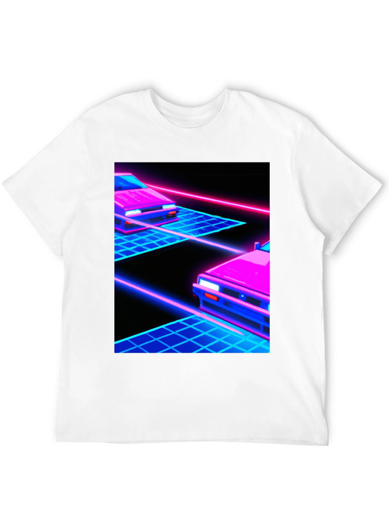 Retro Wave Car T-Shirt - Synthwave Aesthetic Tee