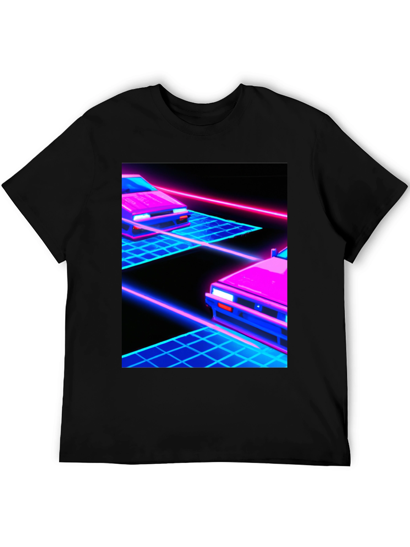 Retro Wave Car T-Shirt - Synthwave Aesthetic Tee