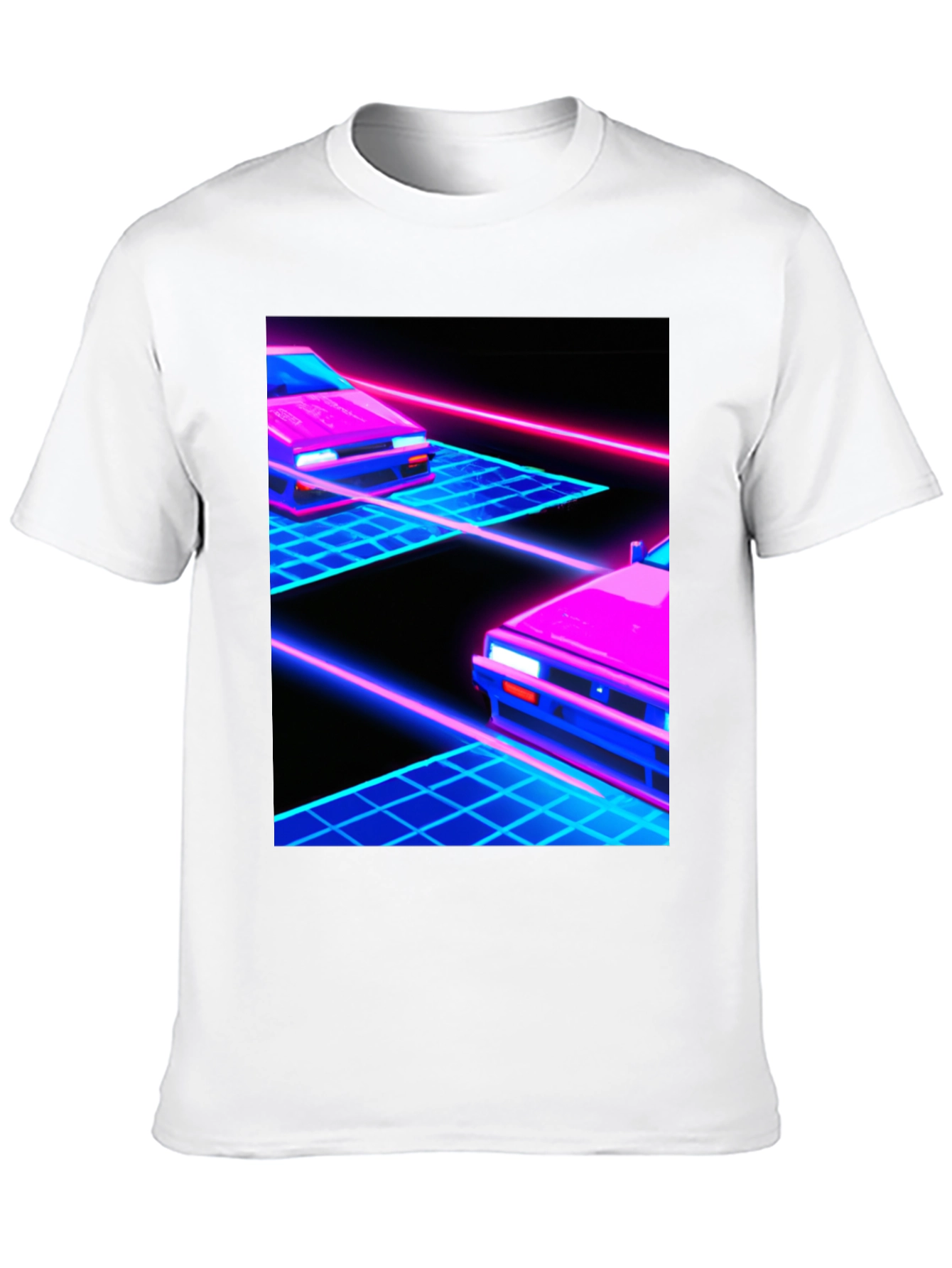Retro Wave Car T-Shirt - Synthwave Aesthetic Tee