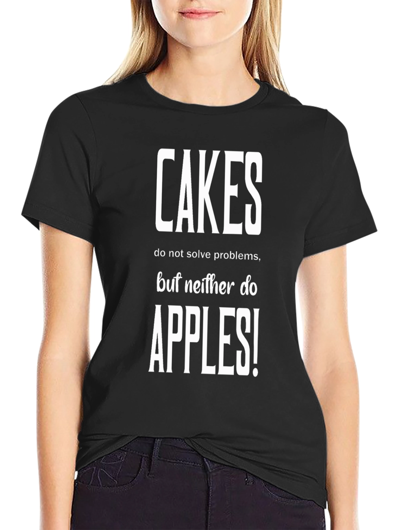 Cakes Apples Funny T-Shirt - Humor Apparel