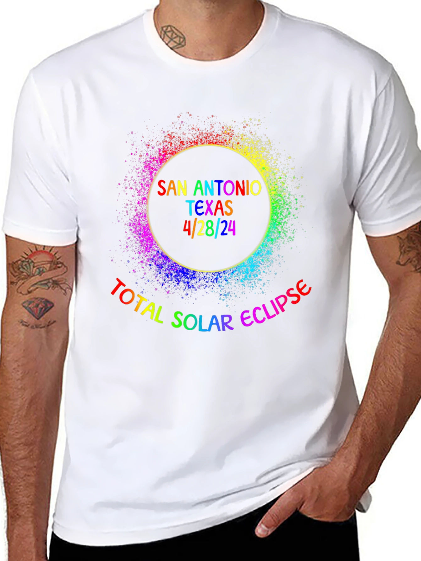San Antonio Texas Total Solar Eclipse 4/8/24 T-Shirt