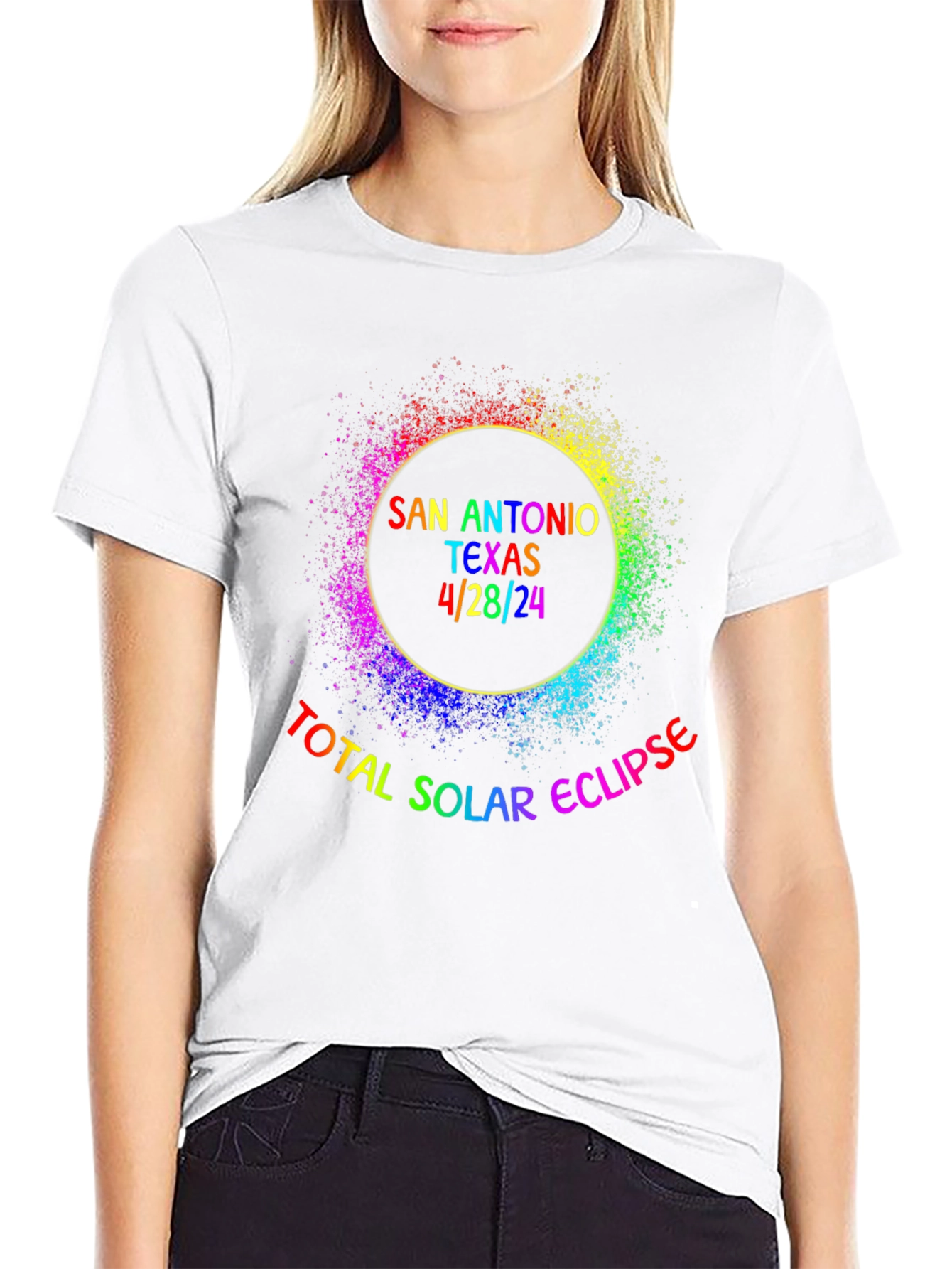San Antonio Texas Total Solar Eclipse 4/8/24 T-Shirt