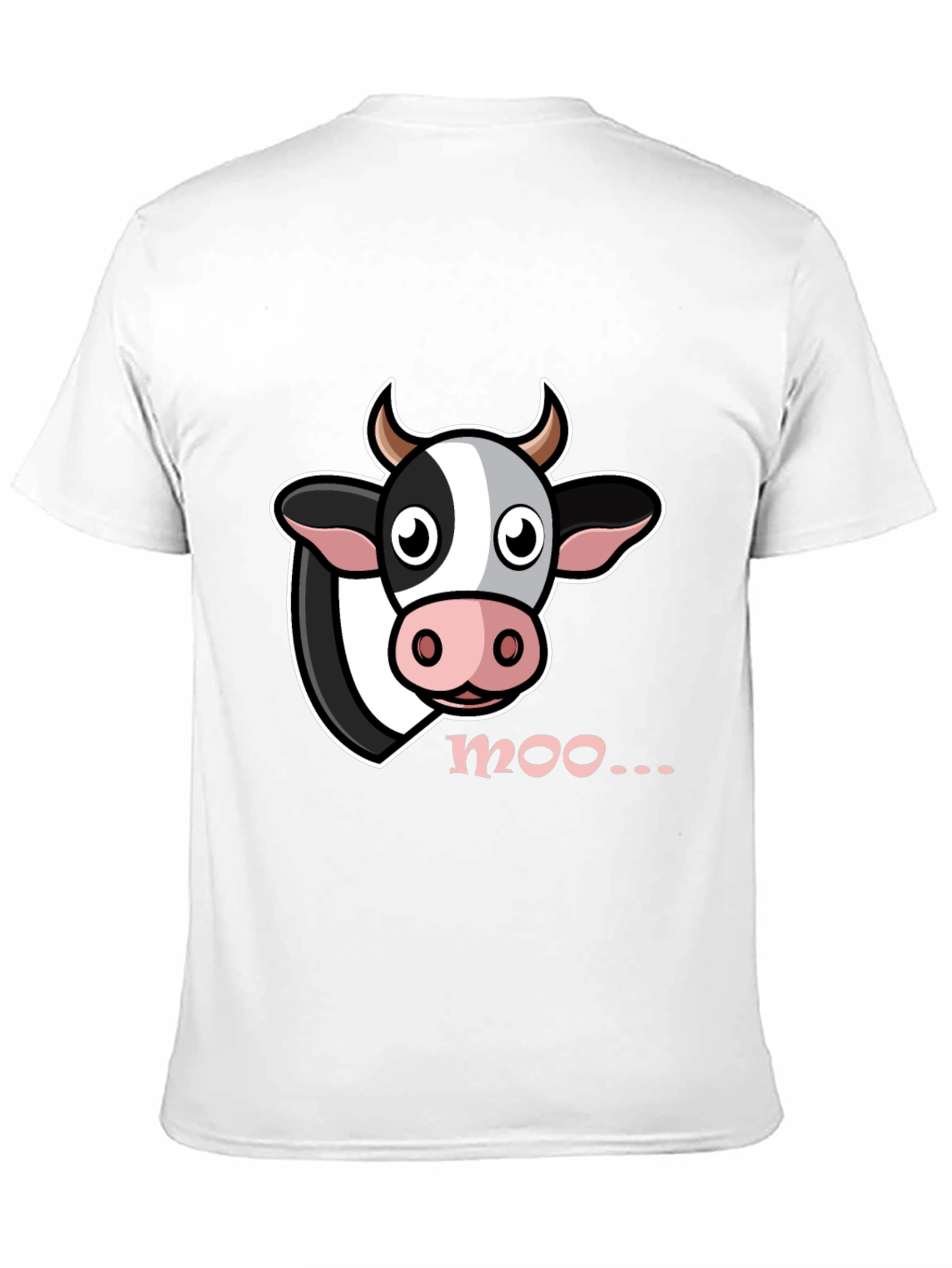 Cow Moo T-Shirt - Funny Animal Graphic Tee