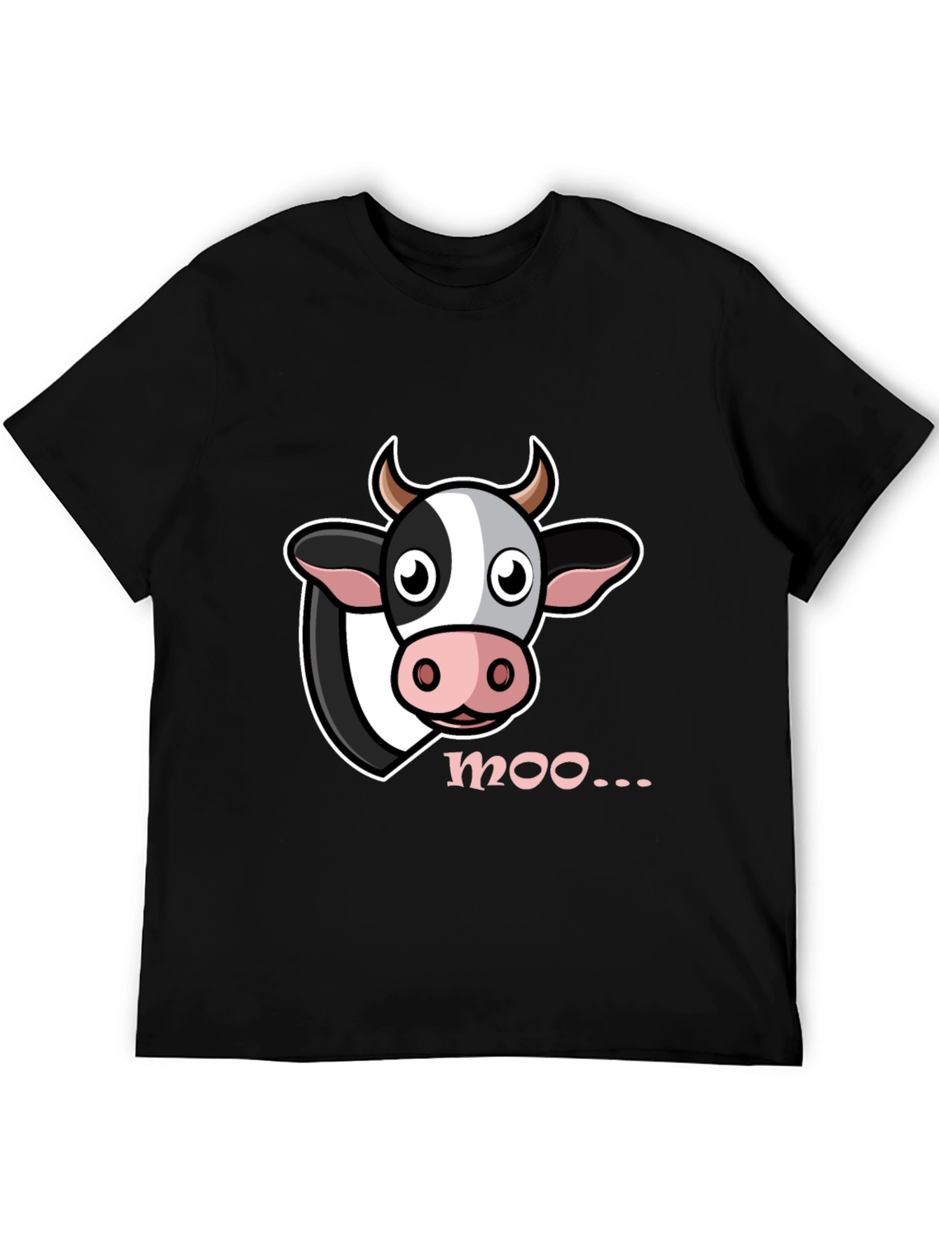 Cow Moo T-Shirt - Funny Animal Graphic Tee