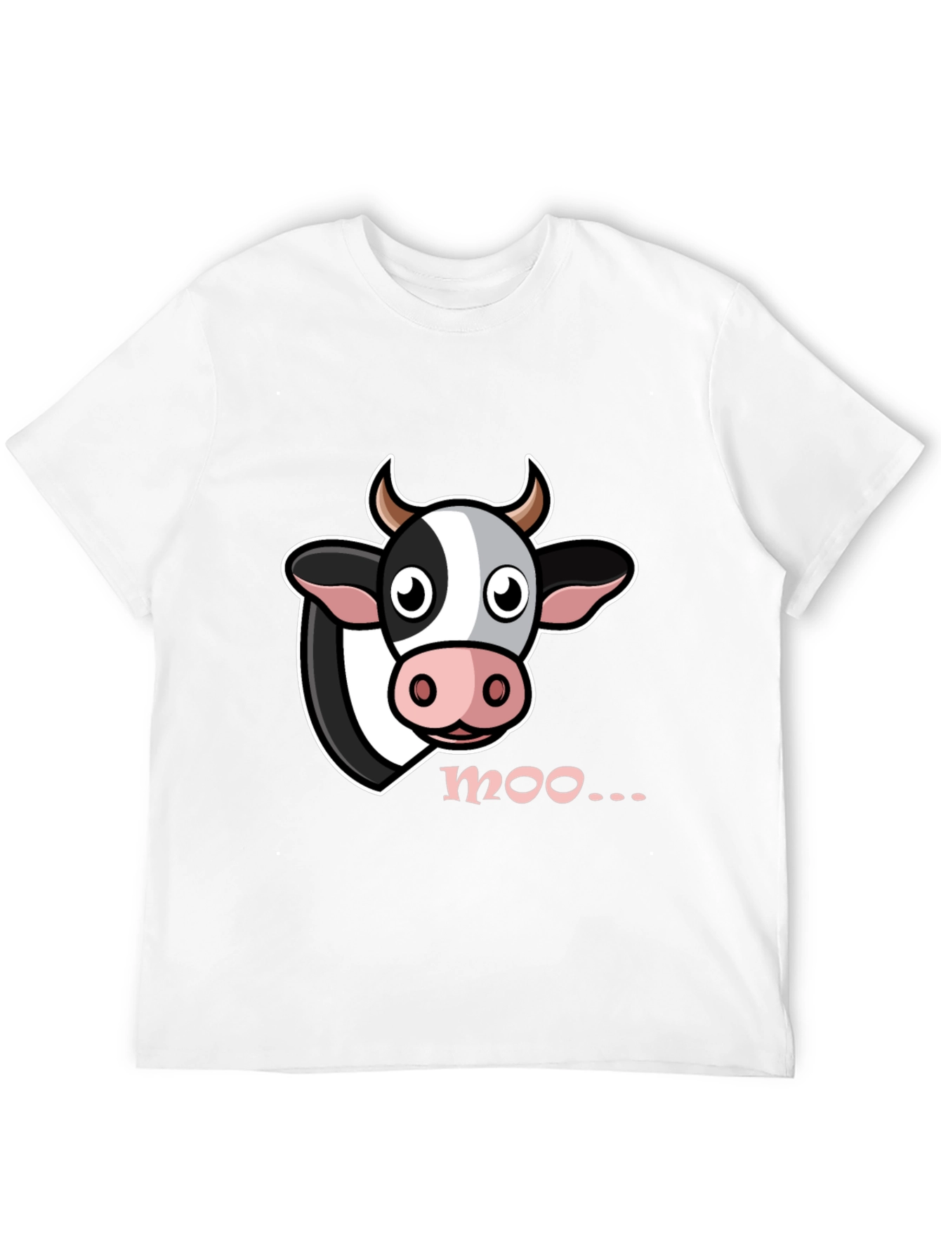 Cow Moo T-Shirt - Funny Animal Graphic Tee