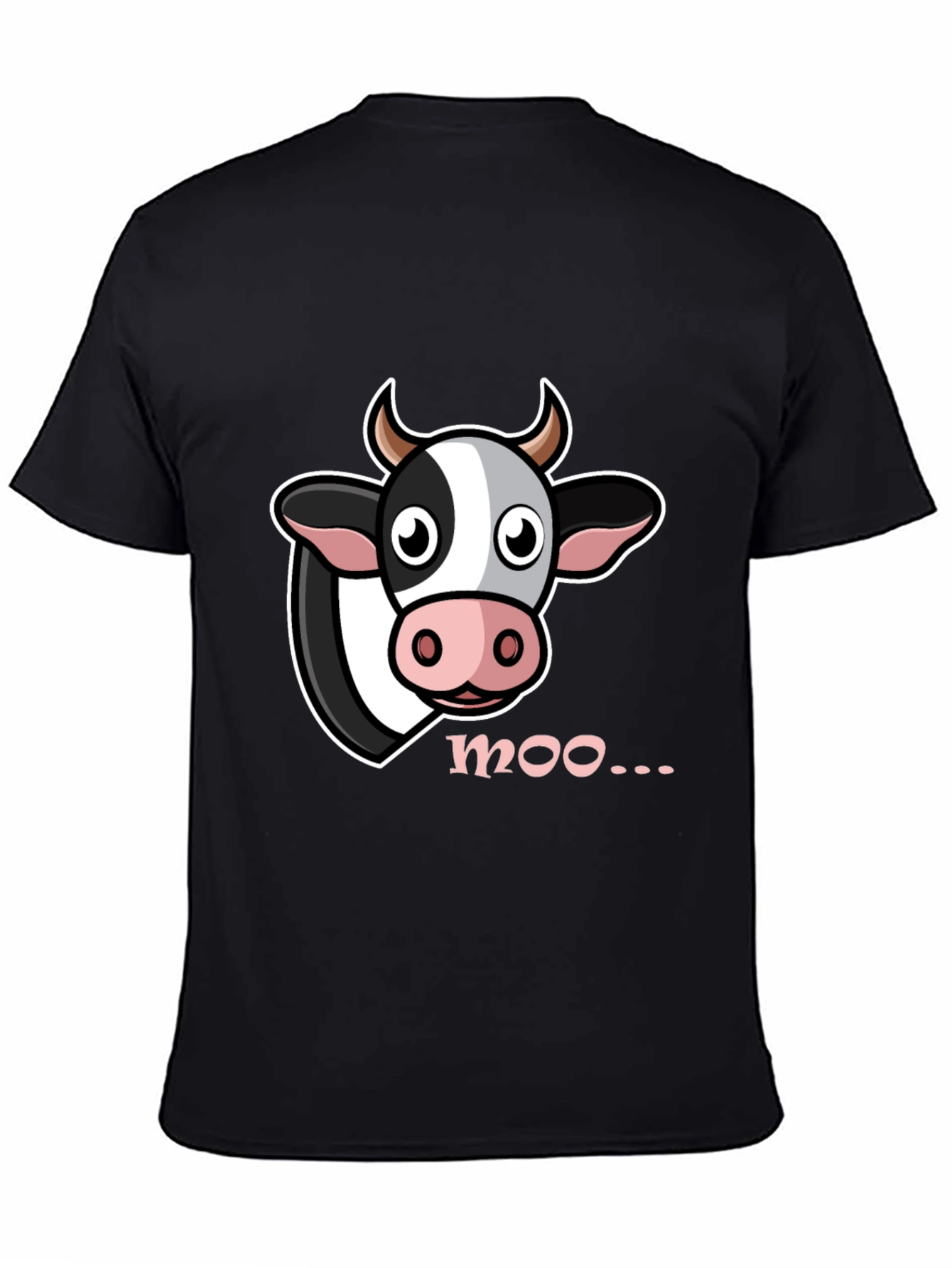 Cow Moo T-Shirt - Funny Animal Graphic Tee