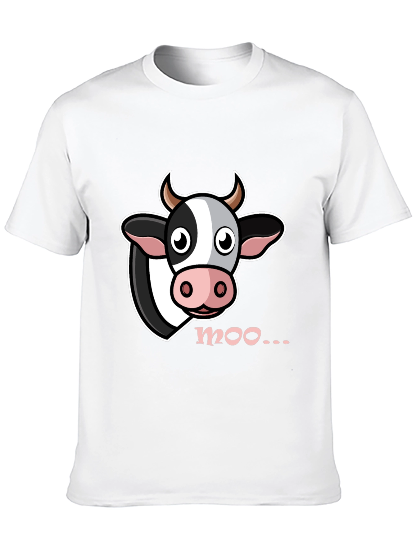 Cow Moo T-Shirt - Funny Animal Graphic Tee