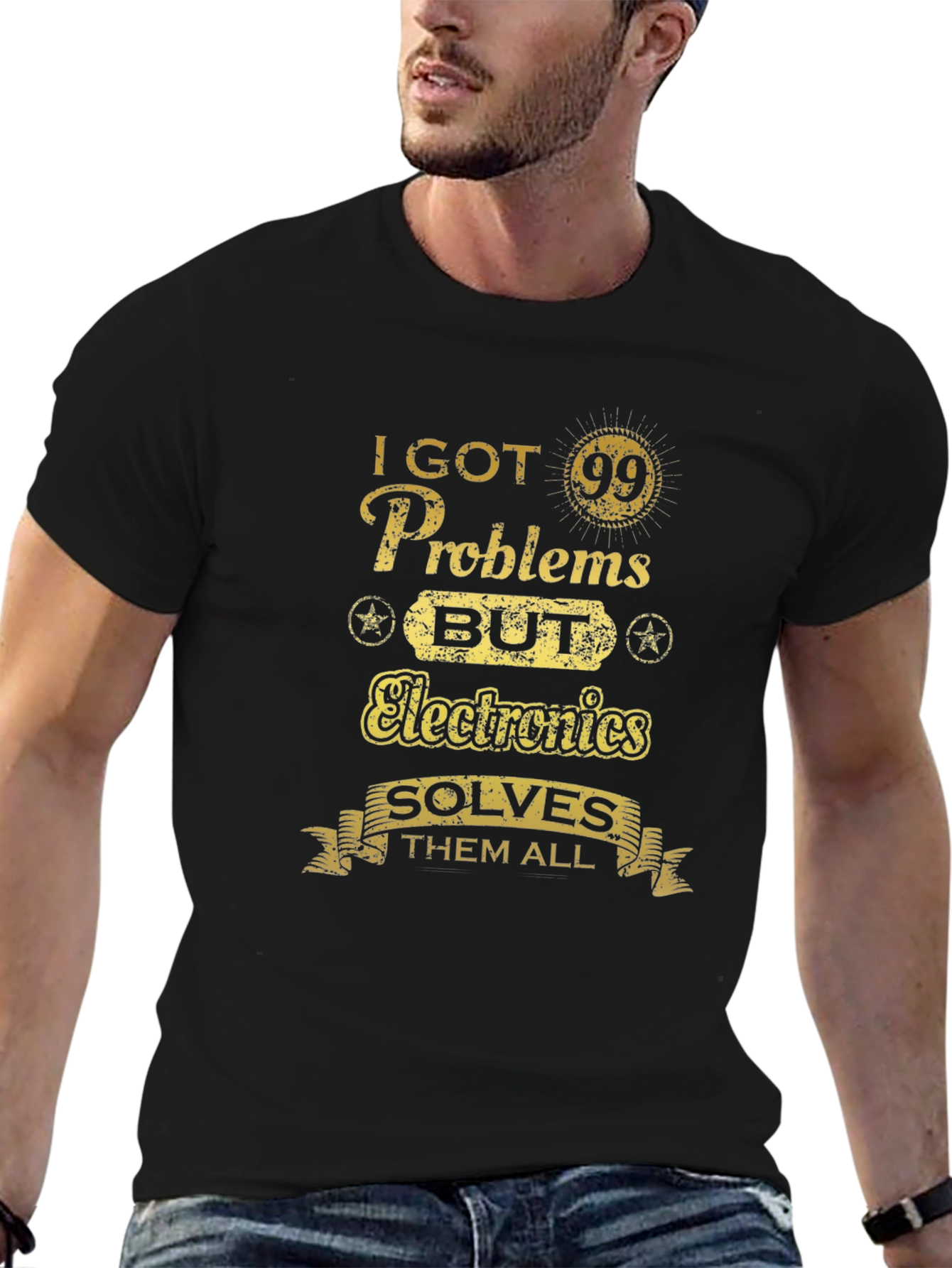 Funny Electronics Problem Solver T-Shirt