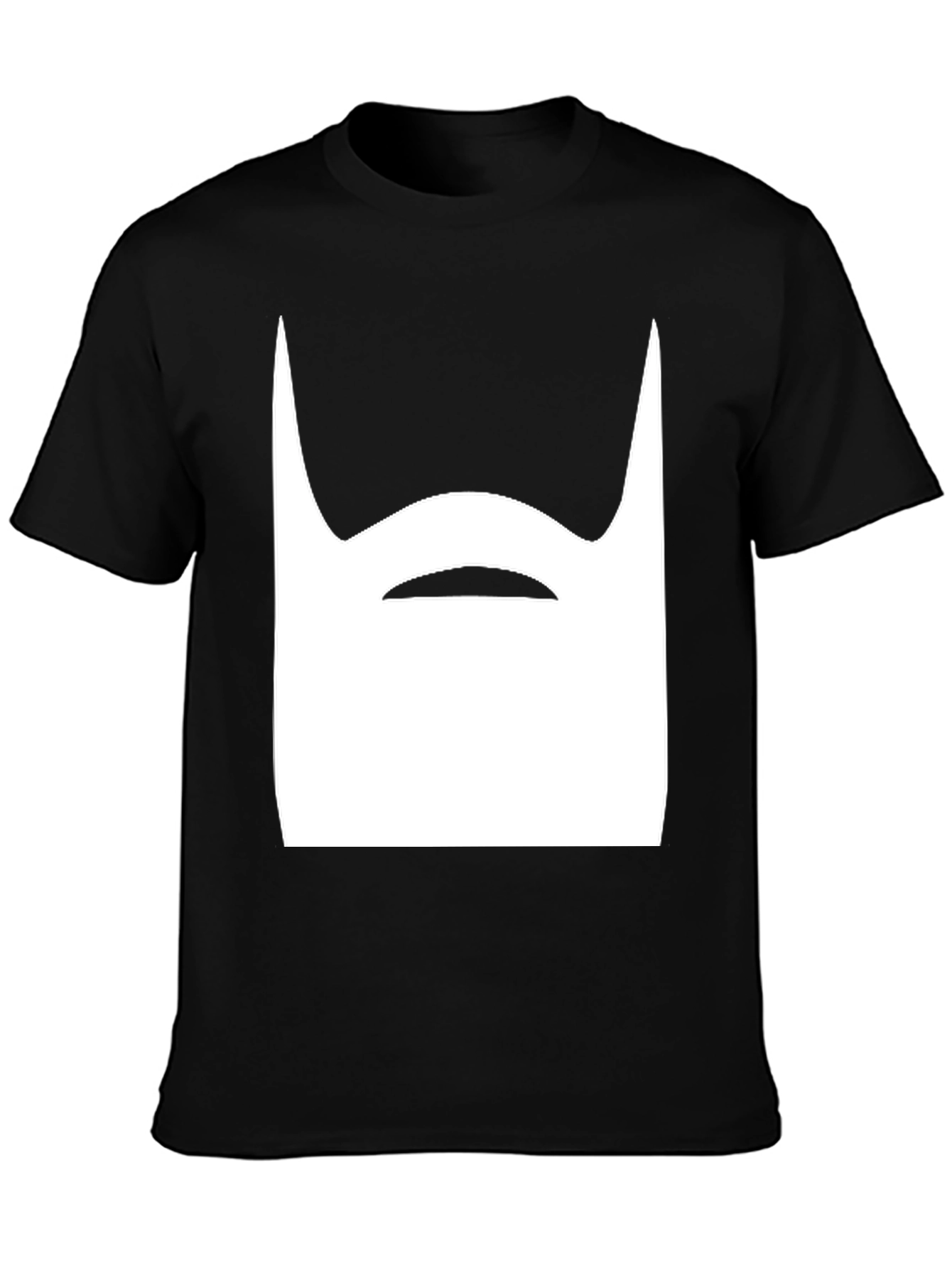 Funny Beard Graphic Tee - Mens Black T-Shirt