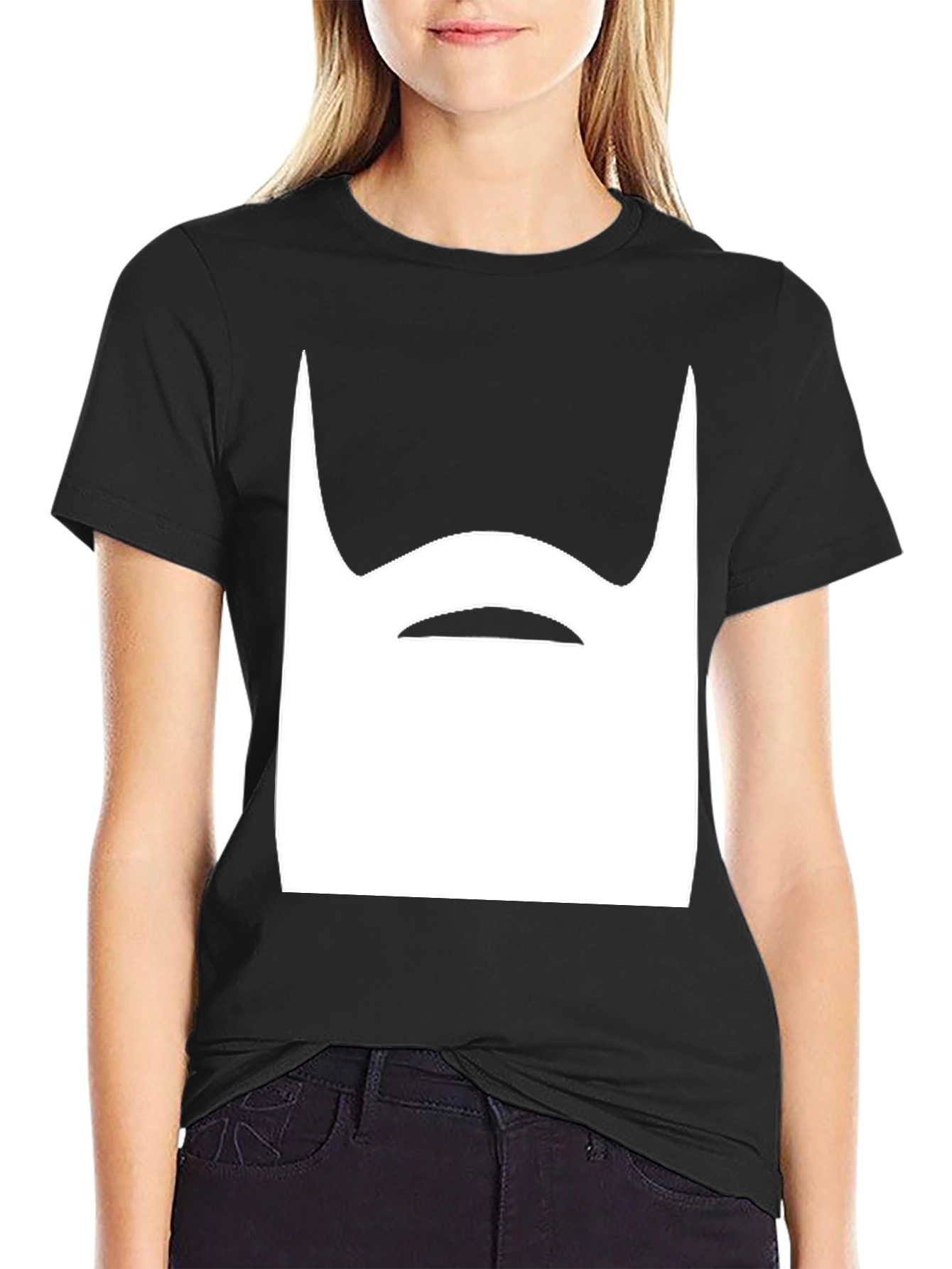 Funny Beard Graphic Tee - Mens Black T-Shirt