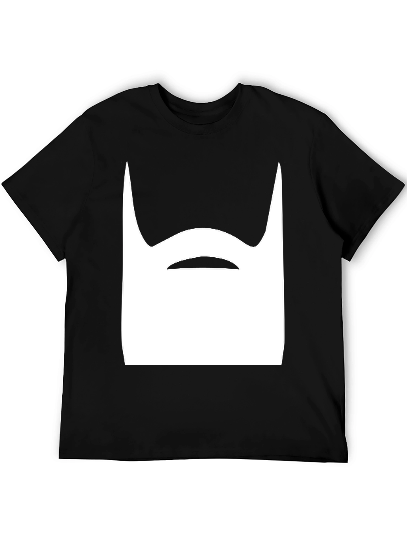 Funny Beard Graphic Tee - Mens Black T-Shirt