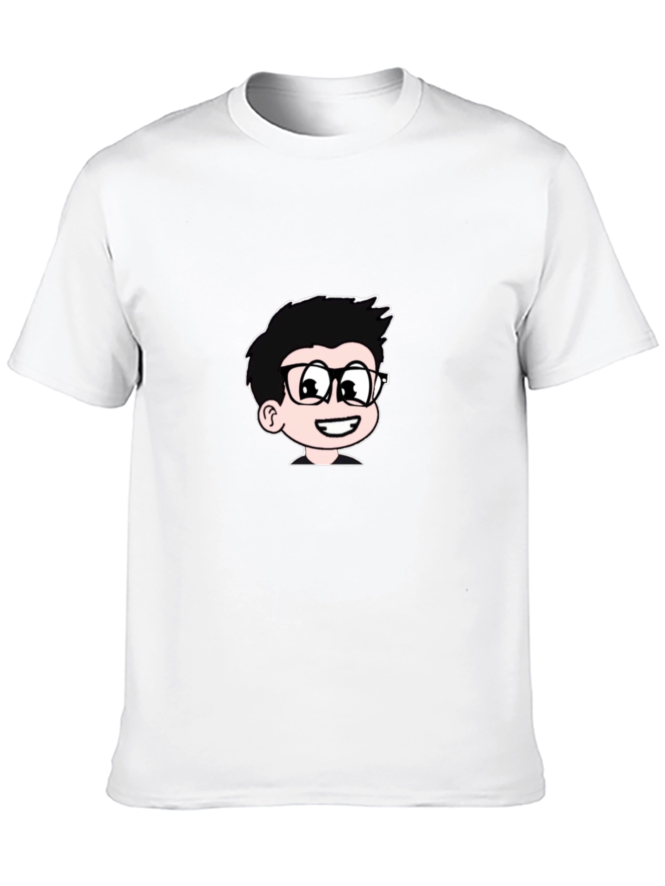 Cartoon Boy Black T-Shirt | Cool Casual Tee