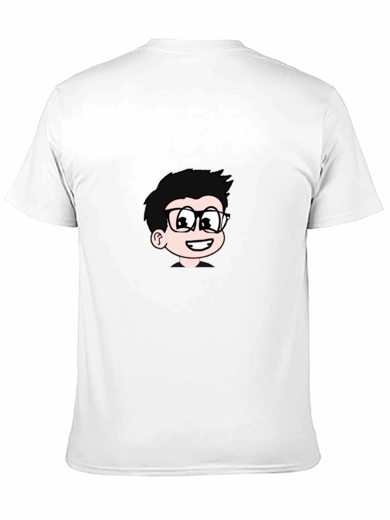 Cartoon Boy Black T-Shirt | Cool Casual Tee