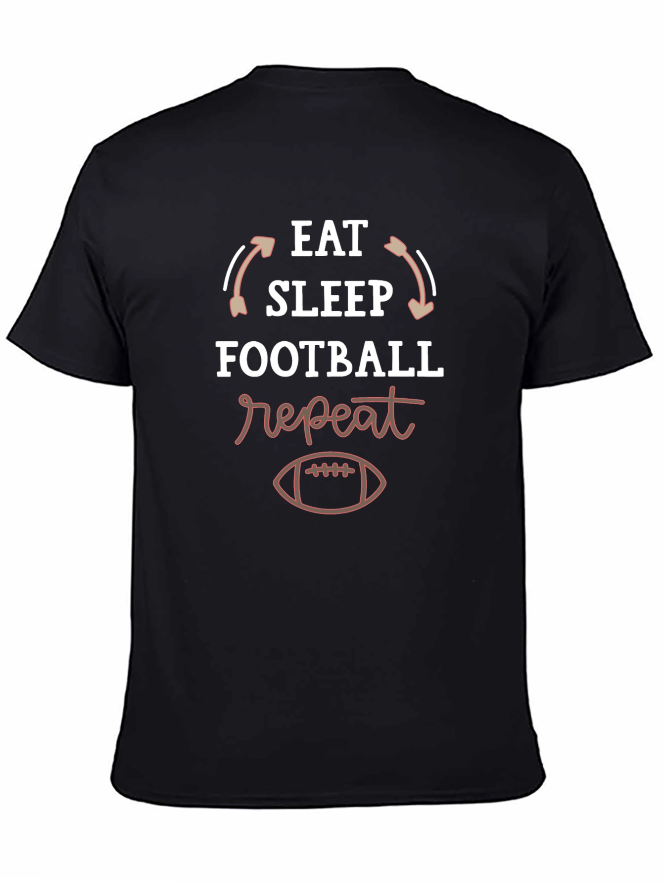 Eat Sleep Football Repeat T-Shirt