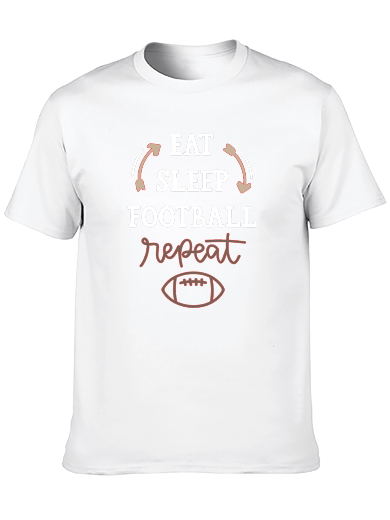 Eat Sleep Football Repeat T-Shirt