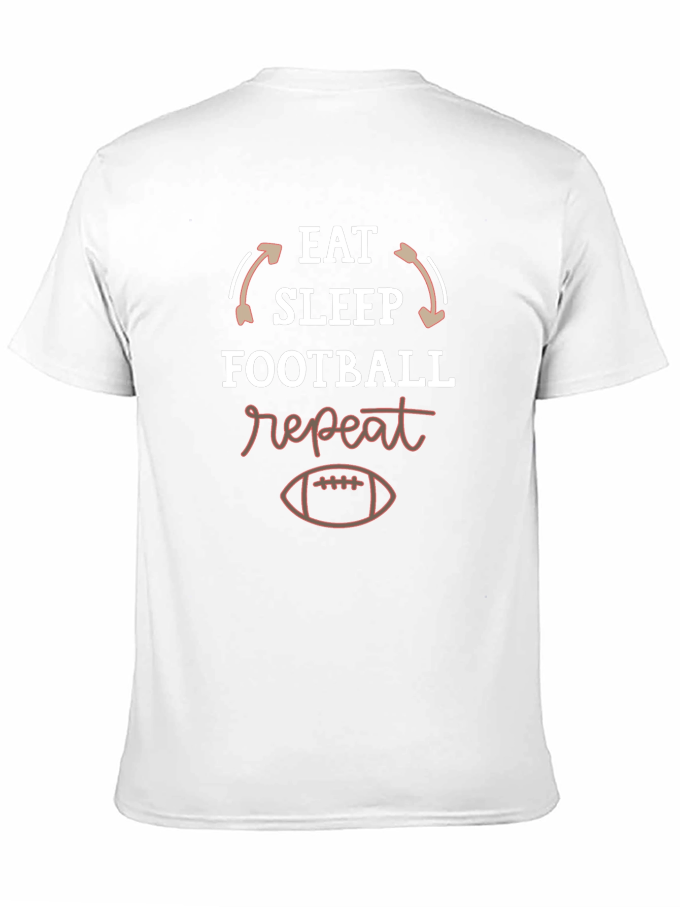 Eat Sleep Football Repeat T-Shirt