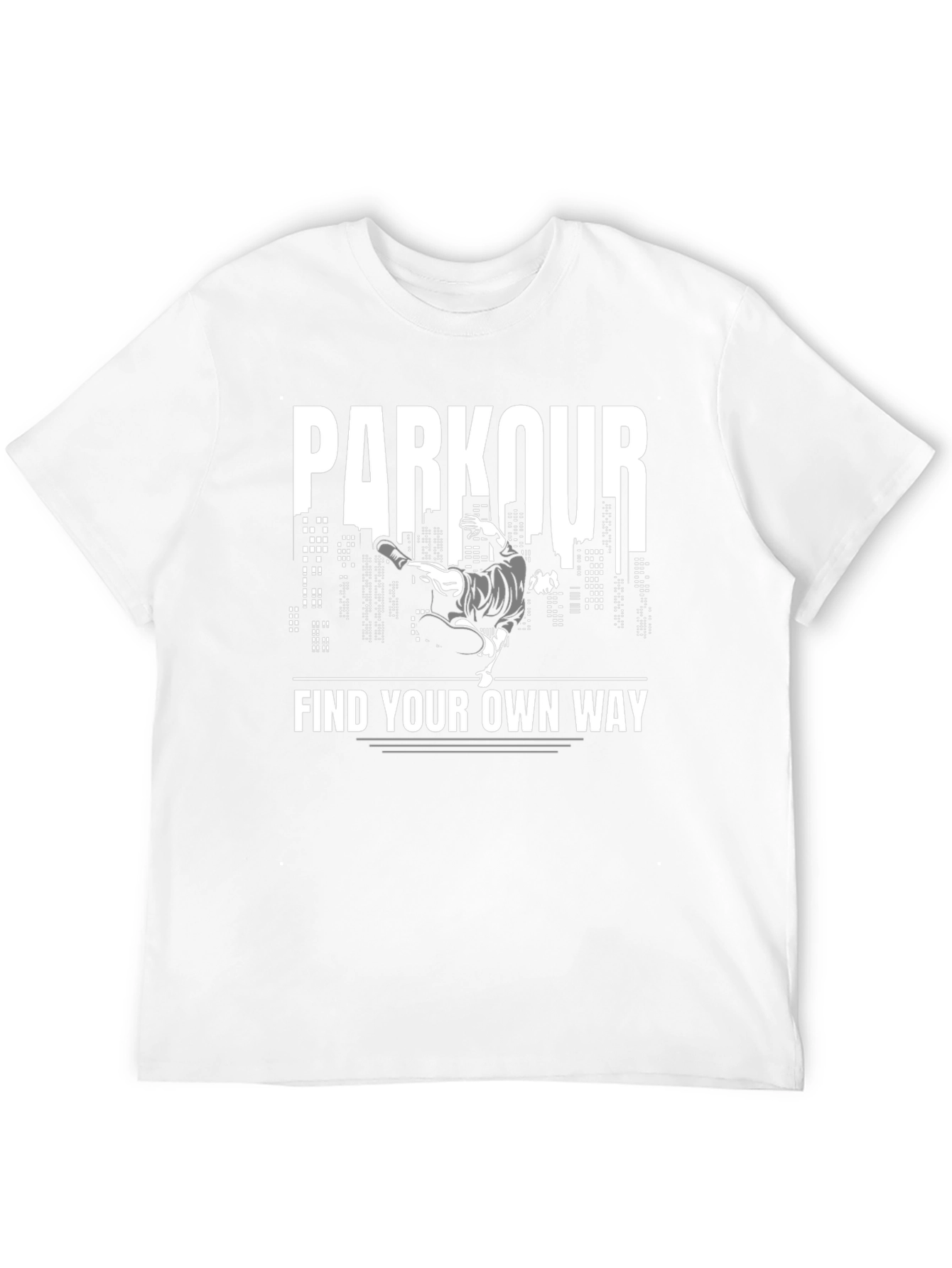 Parkour Graphic T-Shirt - Find Your Own Way
