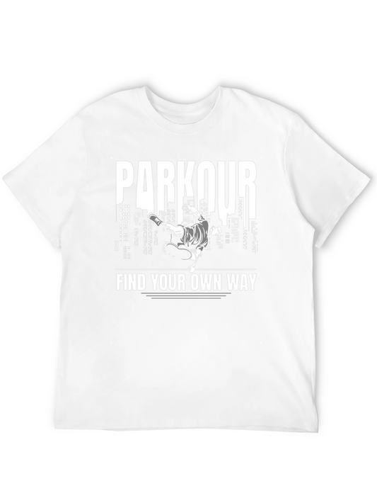 Parkour Graphic T-Shirt - Find Your Own Way