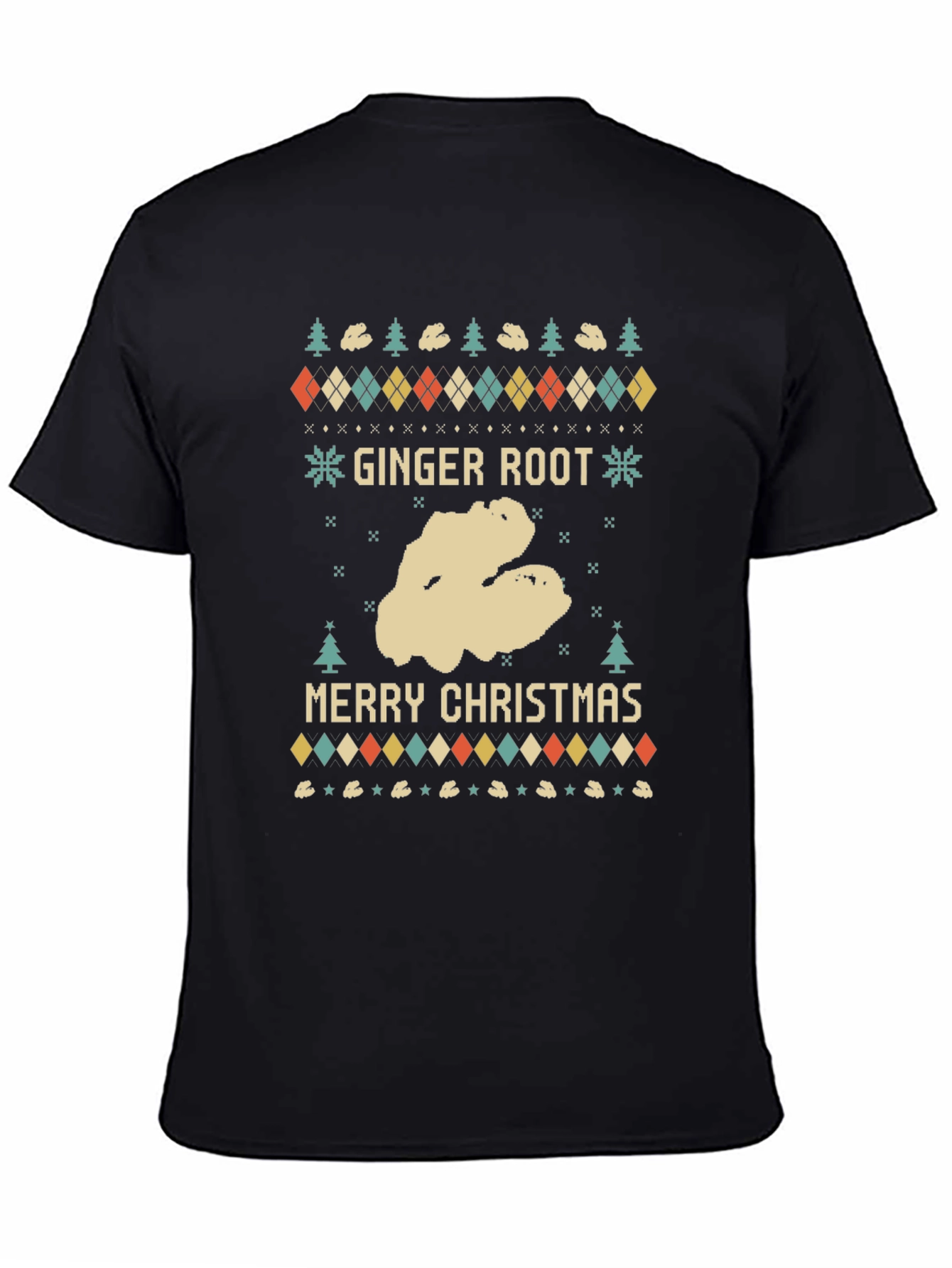 Ginger Root Merry Christmas Ugly Holiday T-Shirt