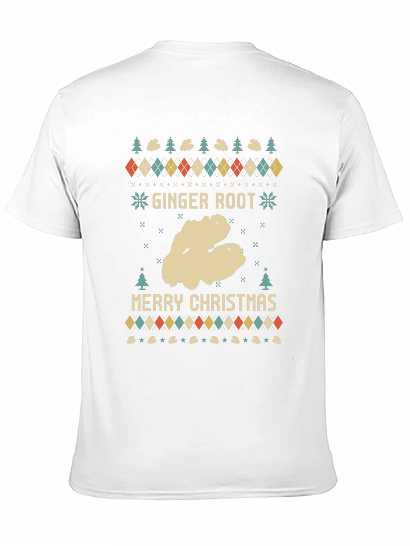 Ginger Root Merry Christmas Ugly Holiday T-Shirt