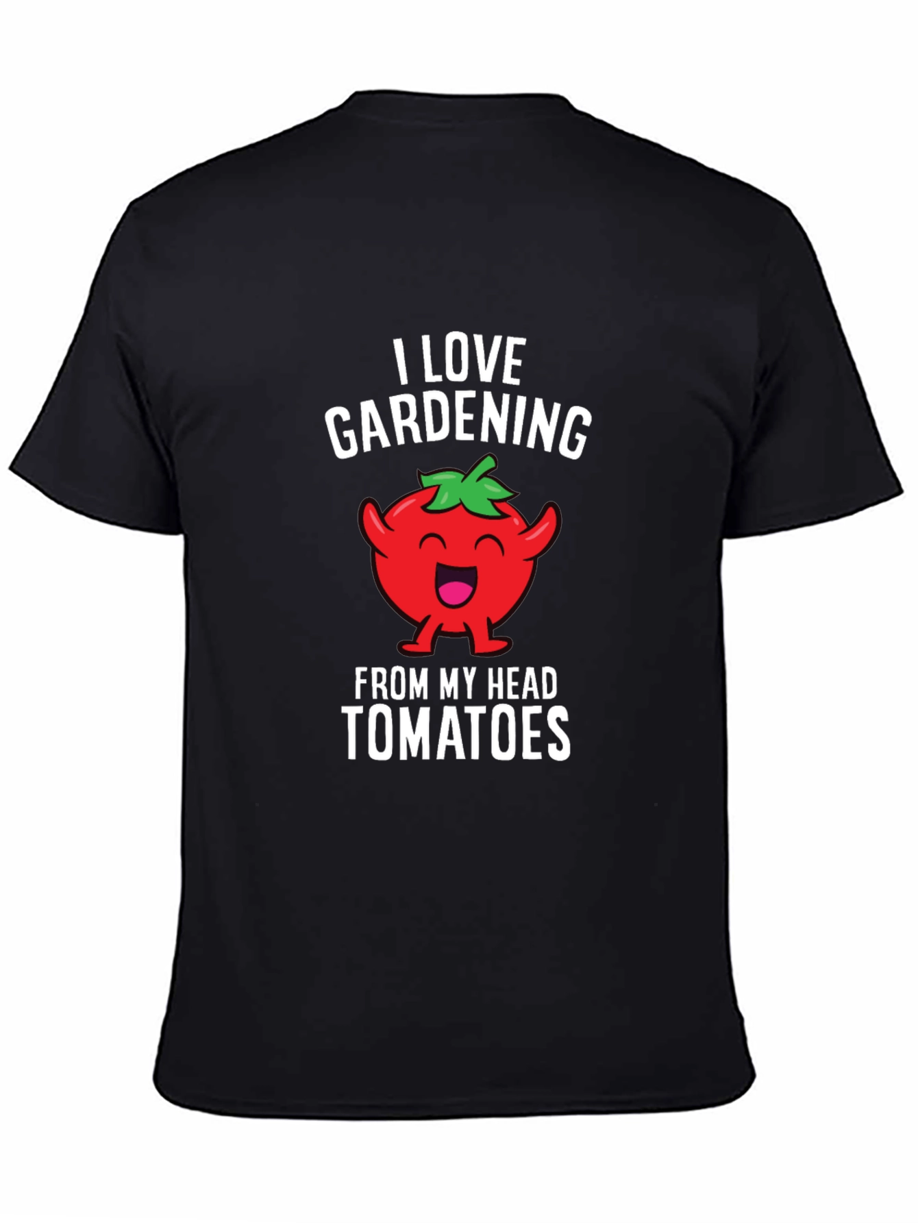 Gardening Tomato Head Graphic T-Shirt