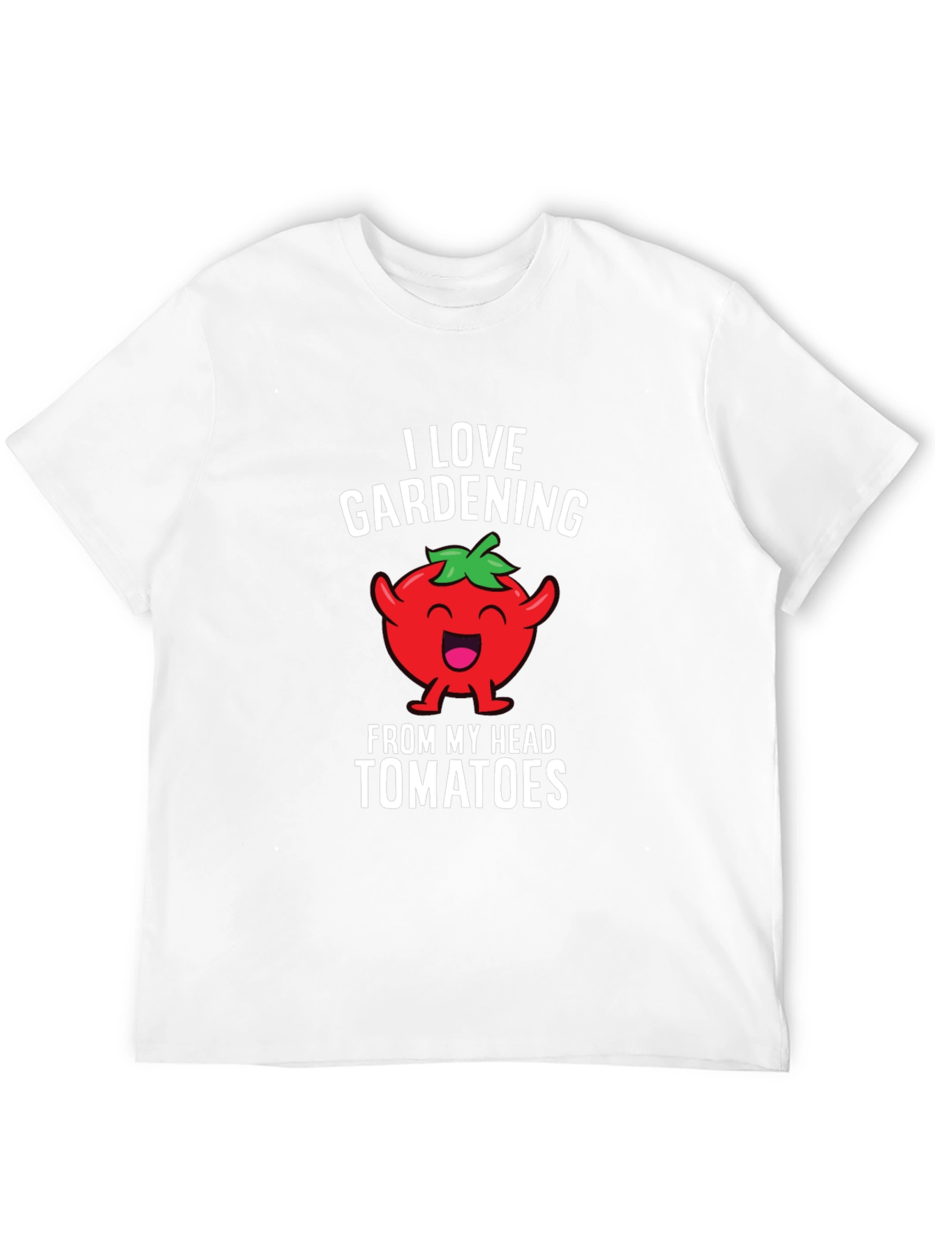 Gardening Tomato Head Graphic T-Shirt