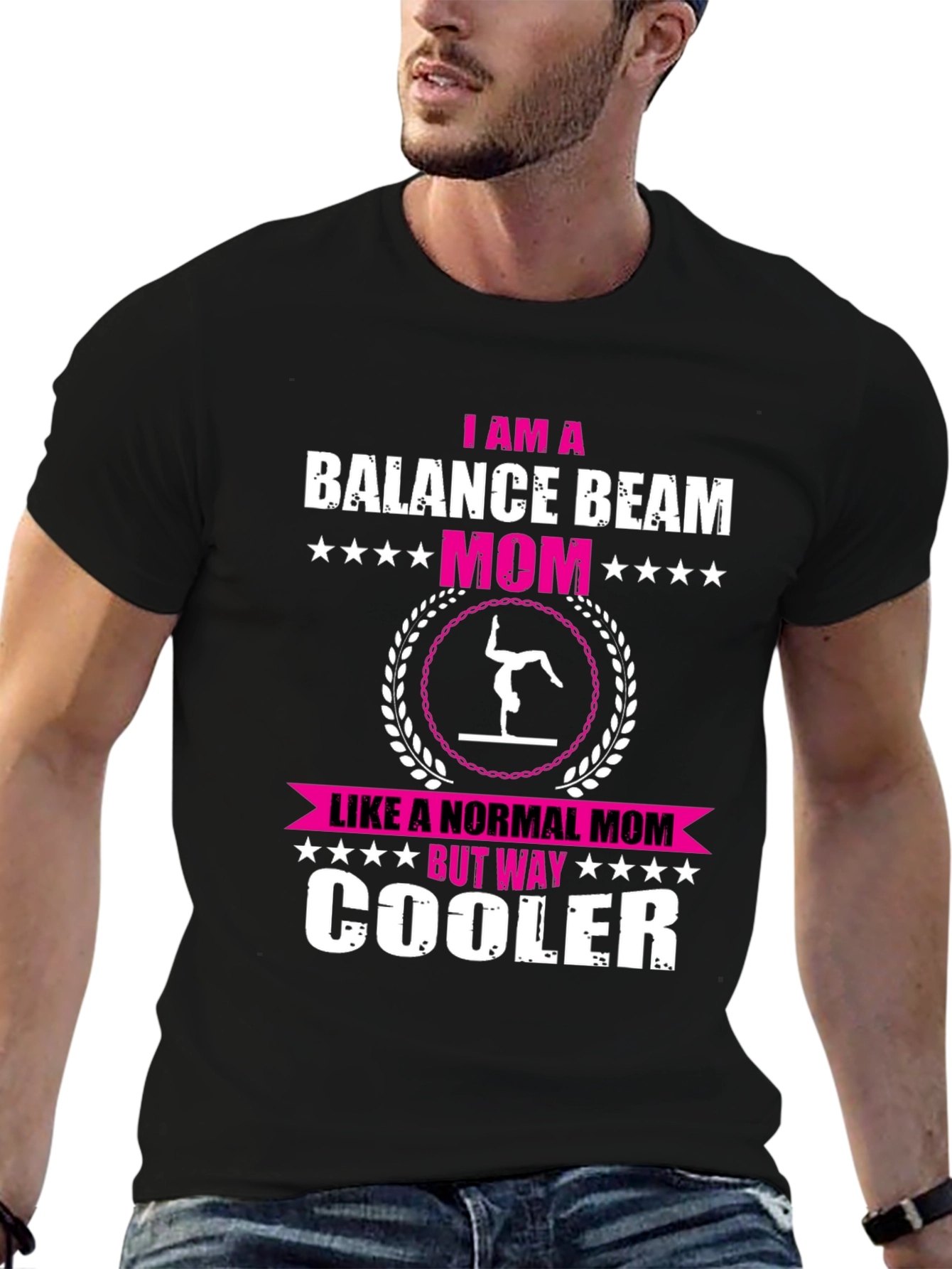 Balance Beam Mom Graphic T-Shirt