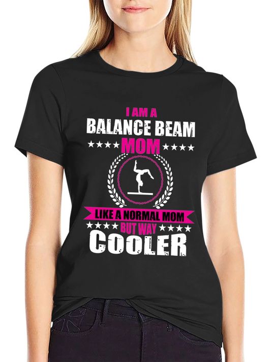 Balance Beam Mom Graphic T-Shirt