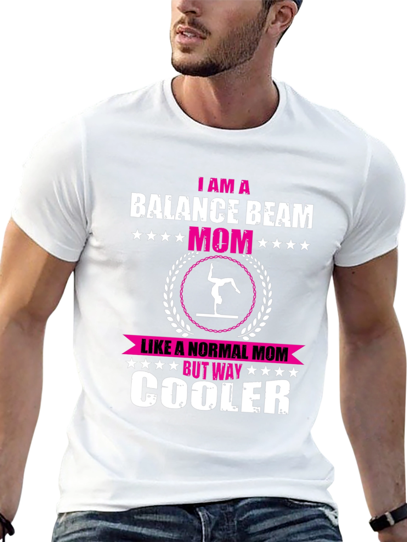 Balance Beam Mom Graphic T-Shirt