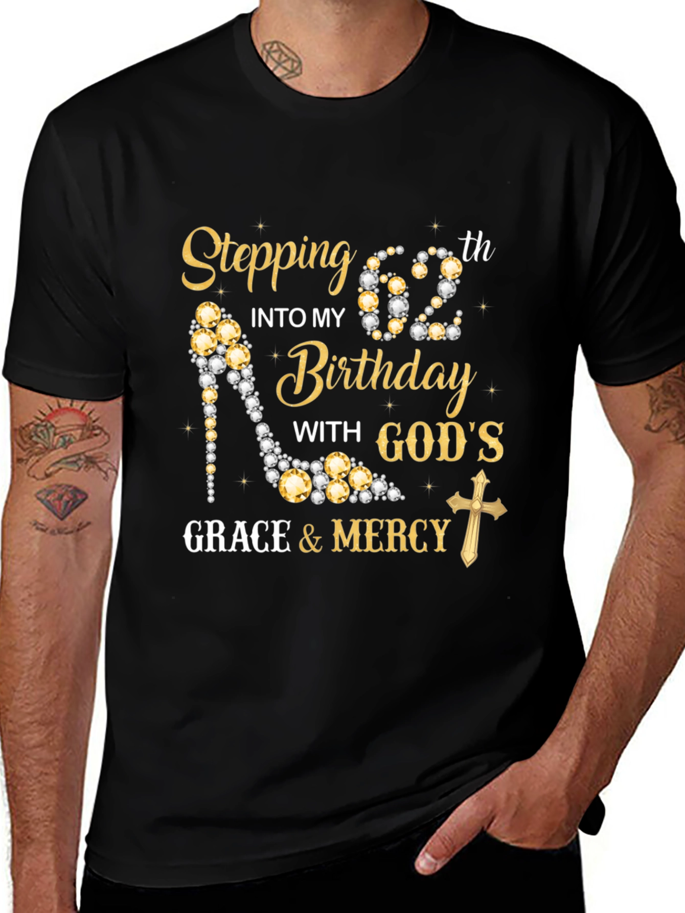 Stepping into 62nd Birthday Grace T-Shirt