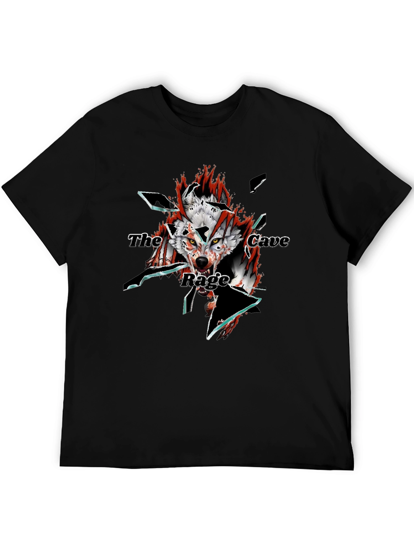 The Cave Rage Graphic Tee - Mens Black T-Shirt