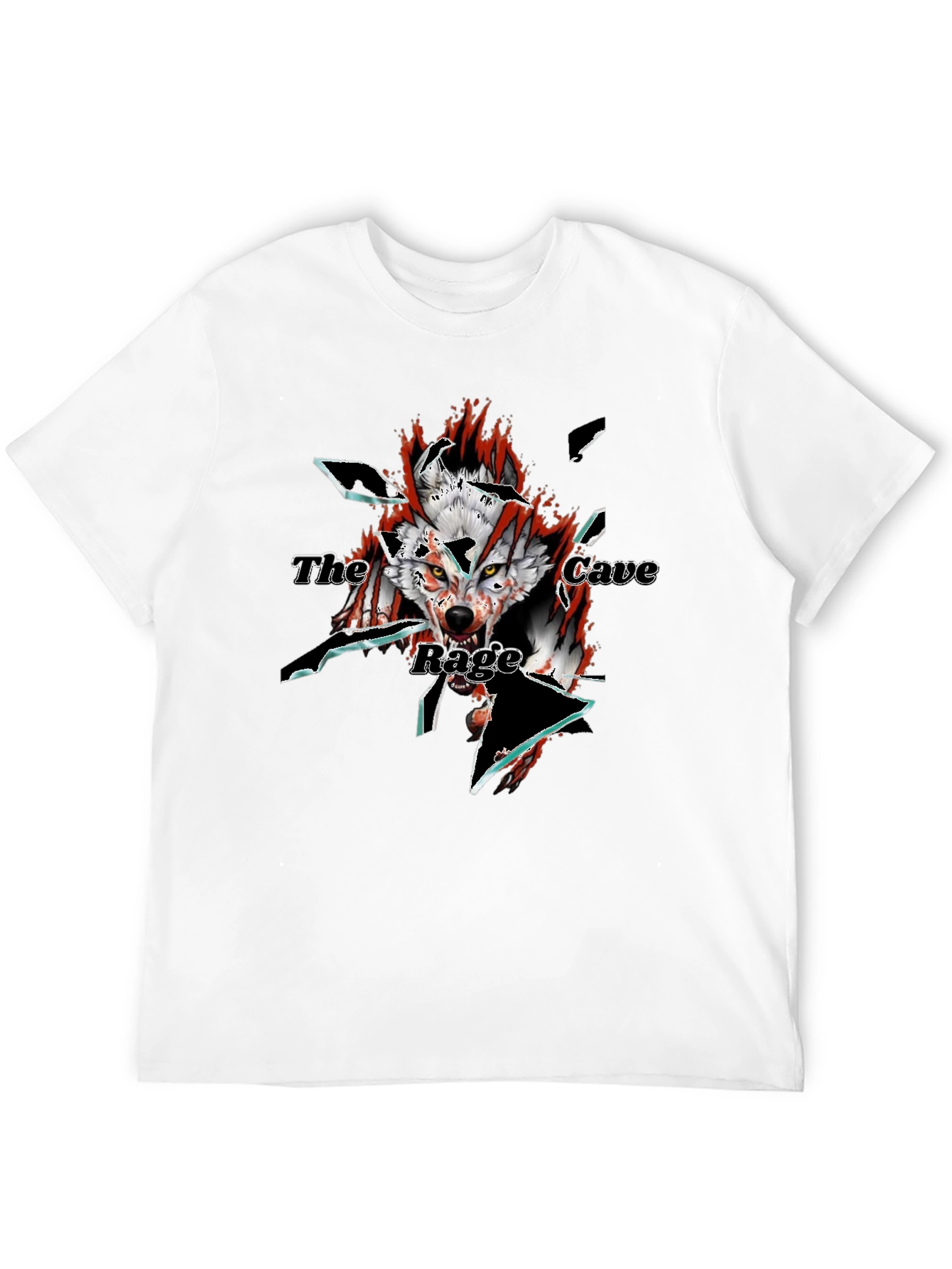 The Cave Rage Graphic Tee - Mens Black T-Shirt