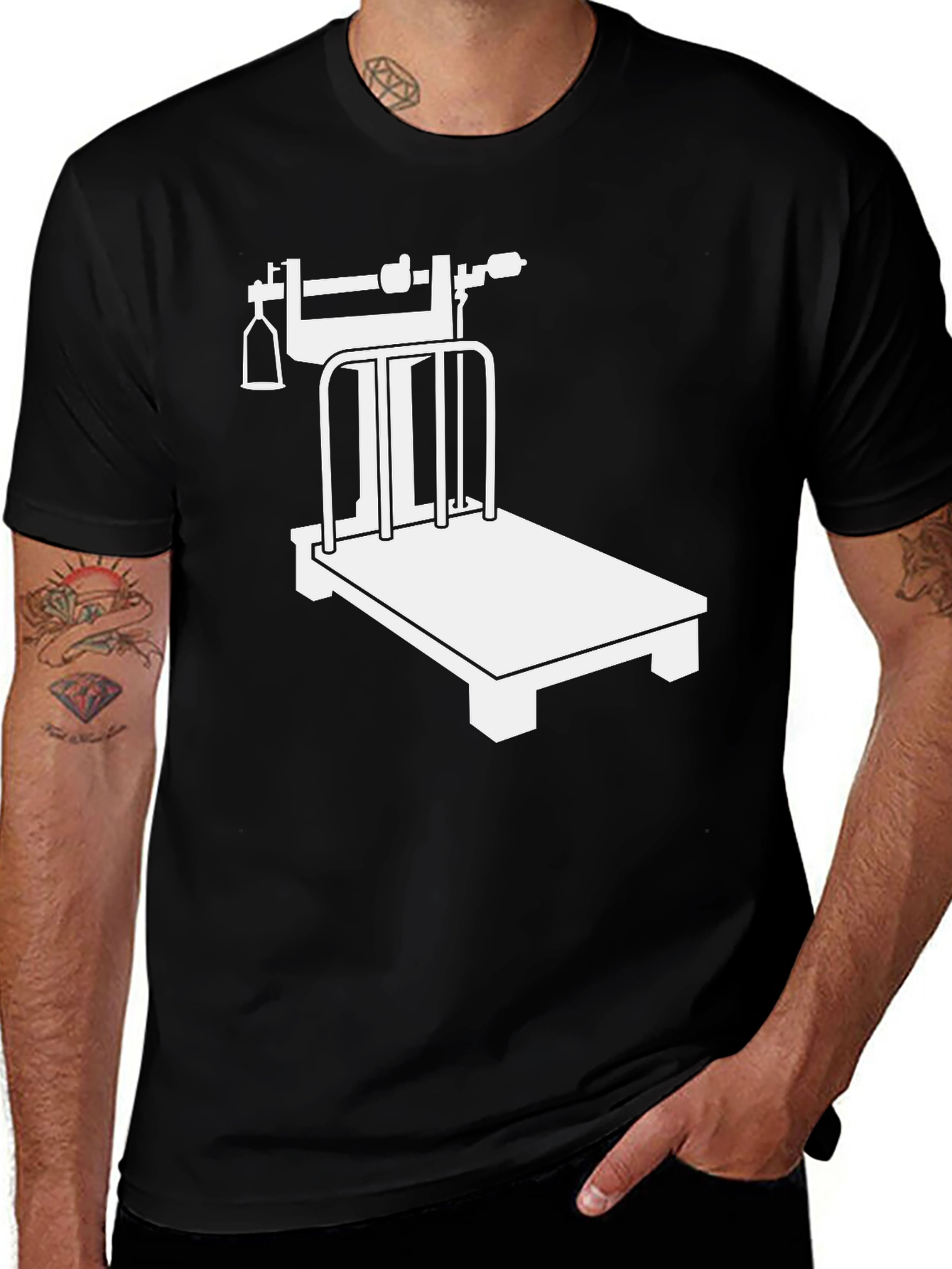 Novelty Scale Graphic Tee - Unique Gift Idea