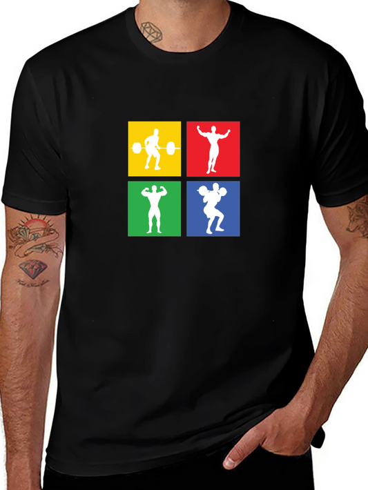 Weightlifting Graphic Tee - Black