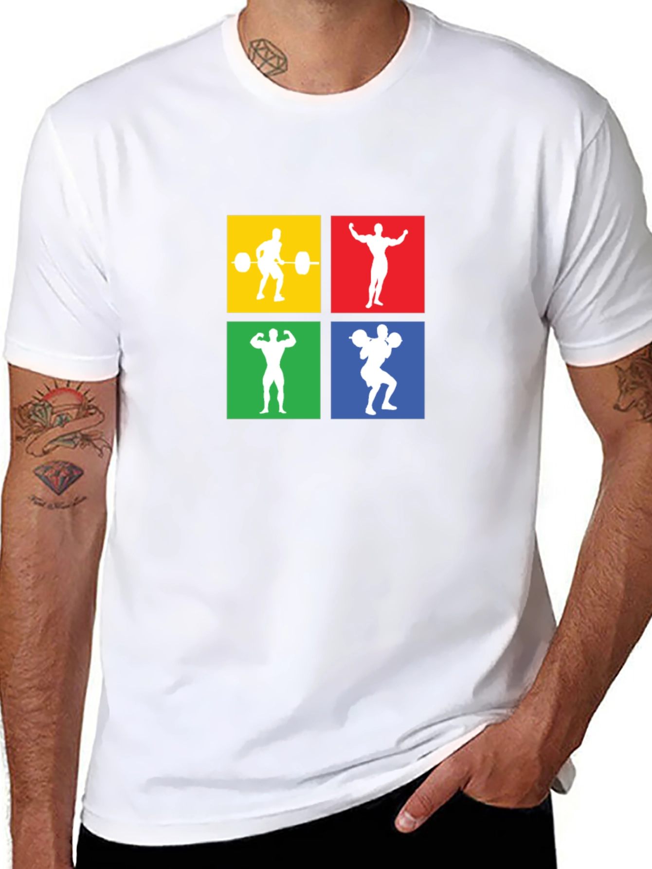 Weightlifting Graphic Tee - Black