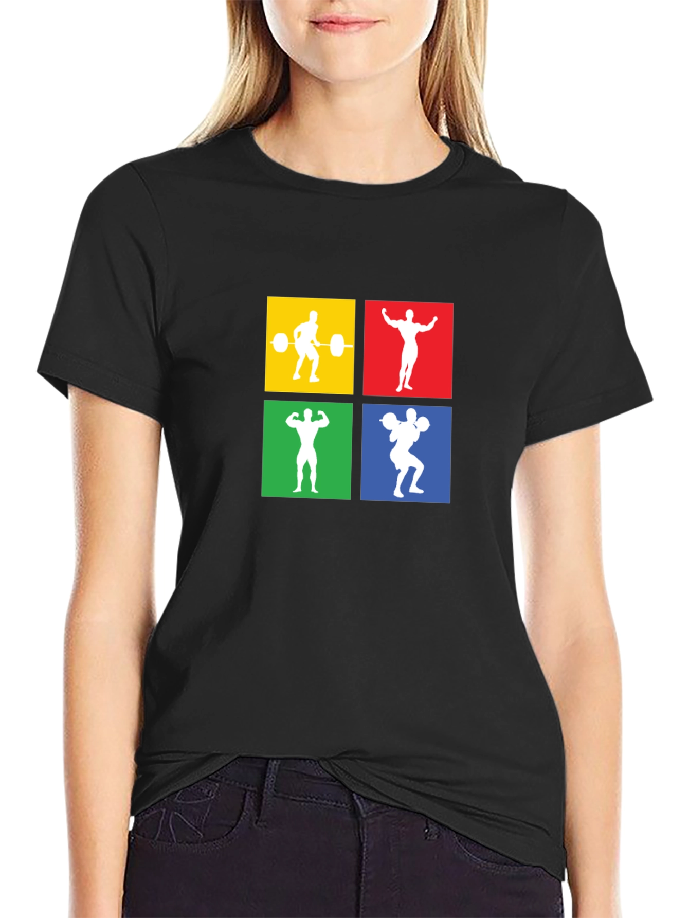 Weightlifting Graphic Tee - Black
