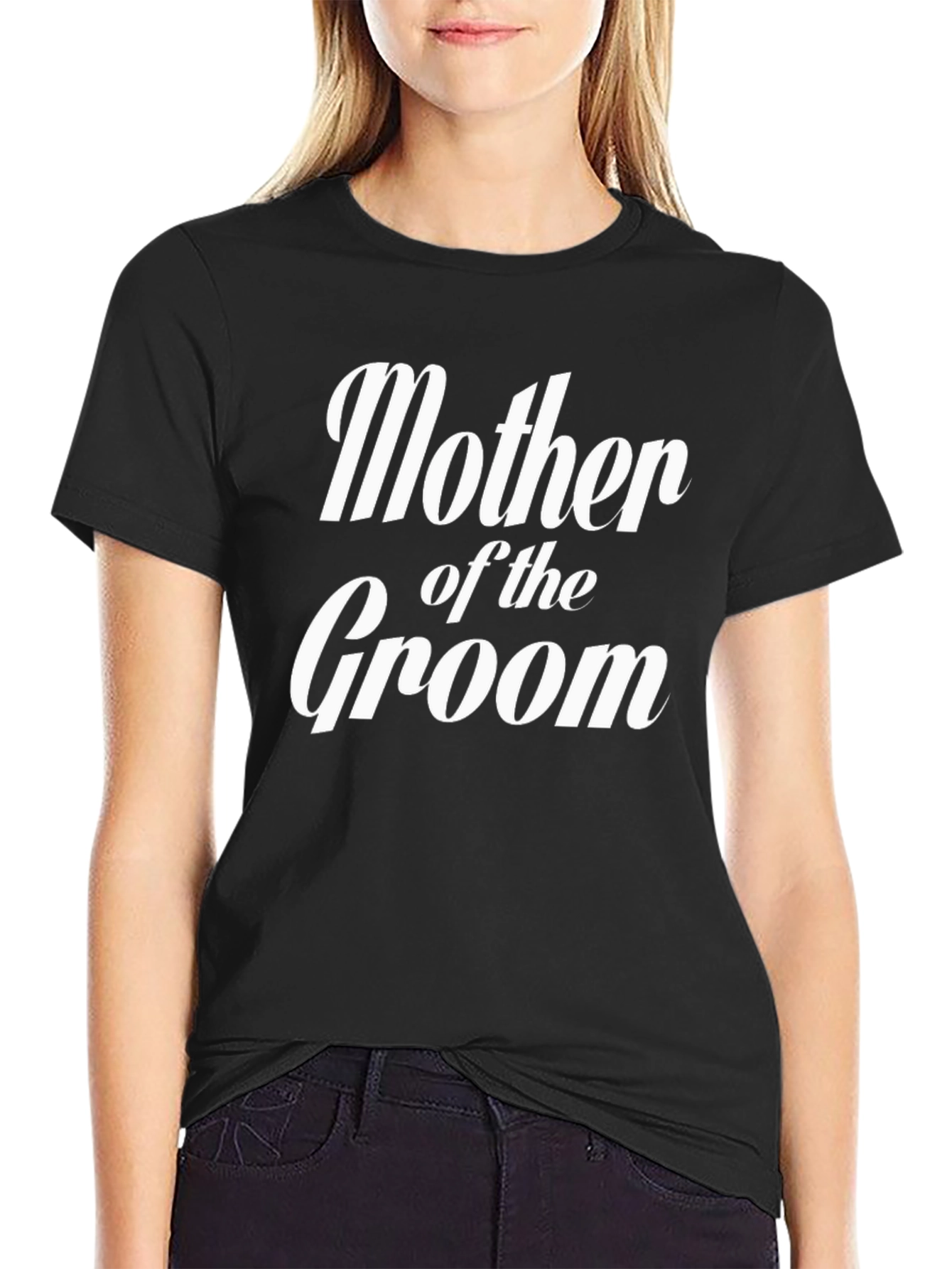 Mother of the Groom Black T-Shirt