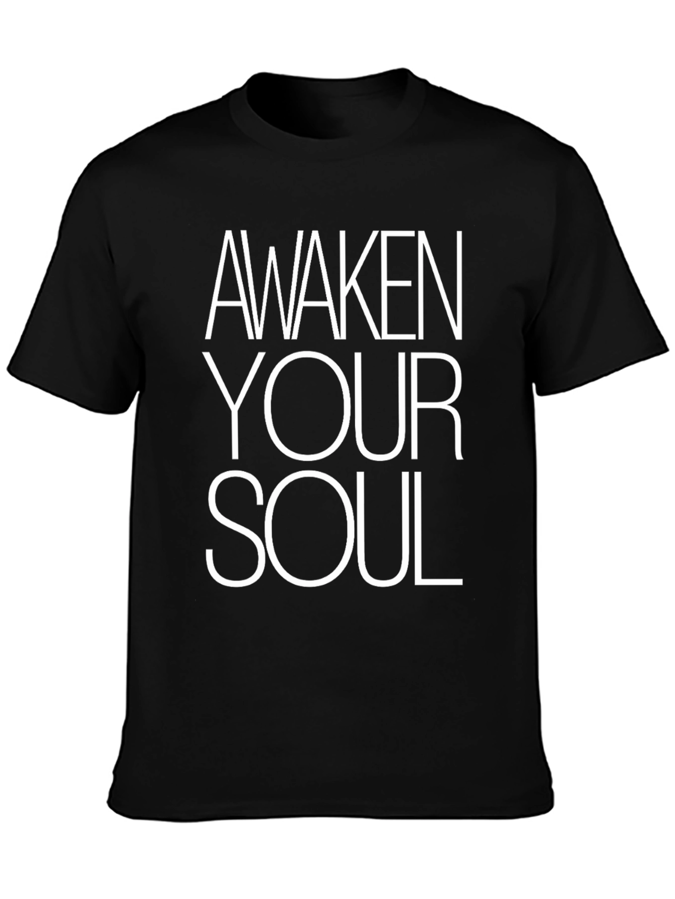 Awaken Your Soul Black Graphic Tee