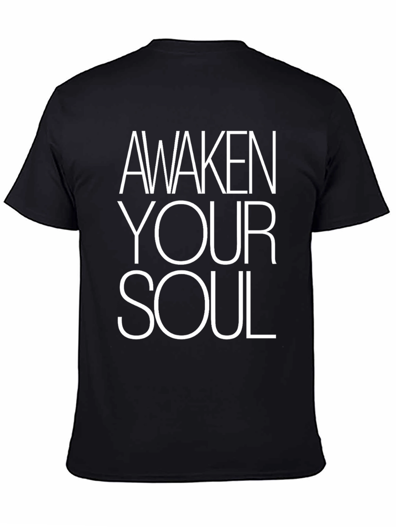 Awaken Your Soul Black Graphic Tee