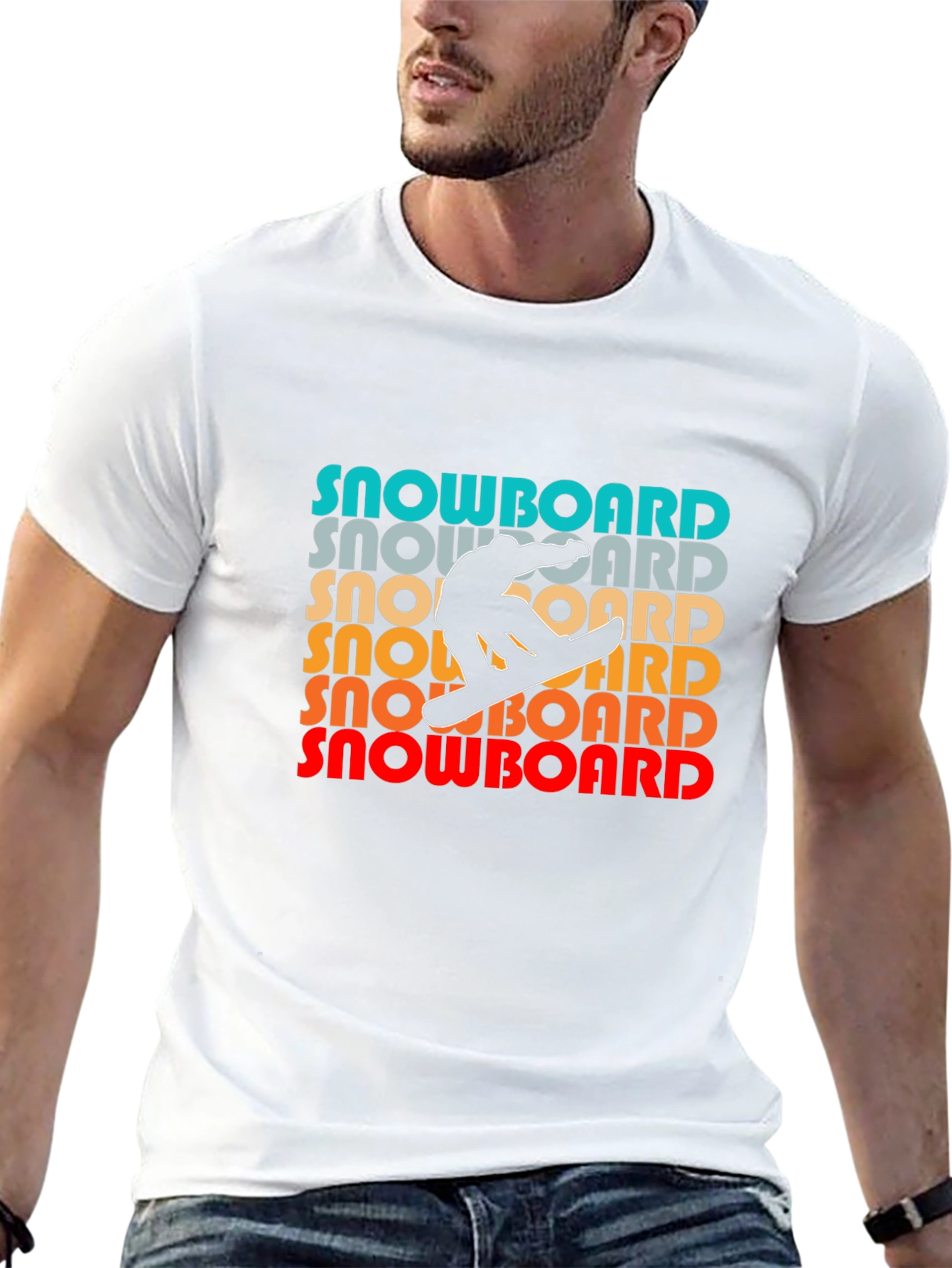 Retro Snowboard T-Shirt