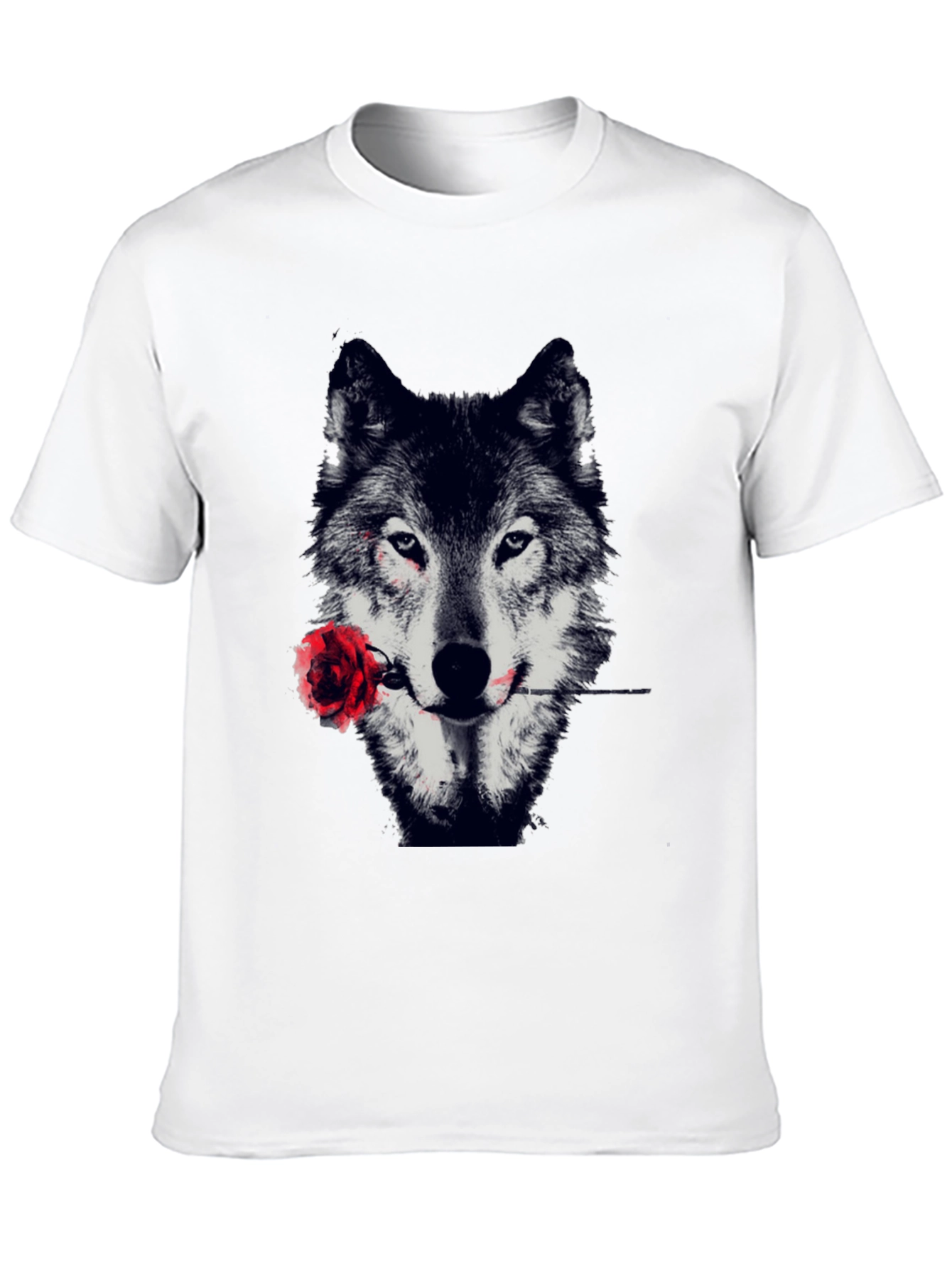 Wolf & Rose Graphic Tee - Mens Black T-Shirt