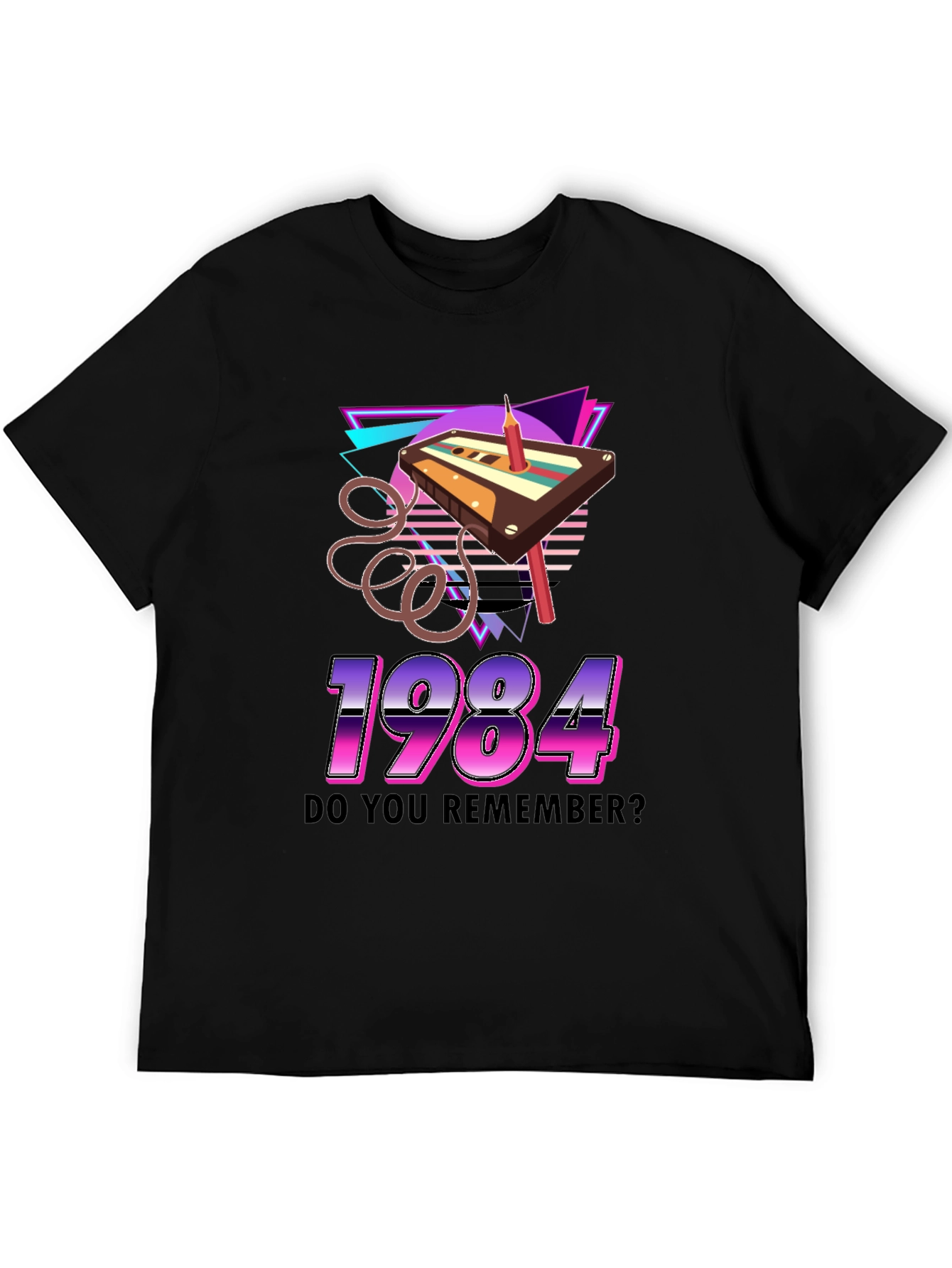 1984 Cassette Tape Retro Graphic T-Shirt