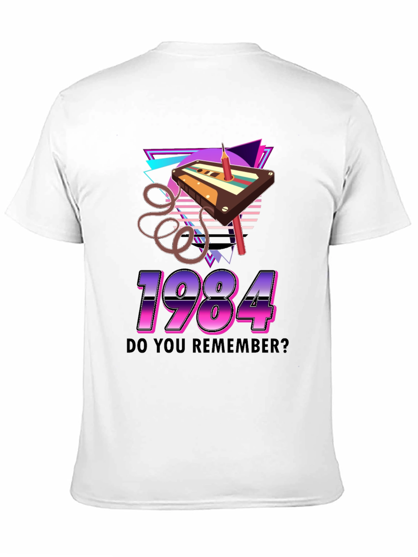 1984 Cassette Tape Retro Graphic T-Shirt