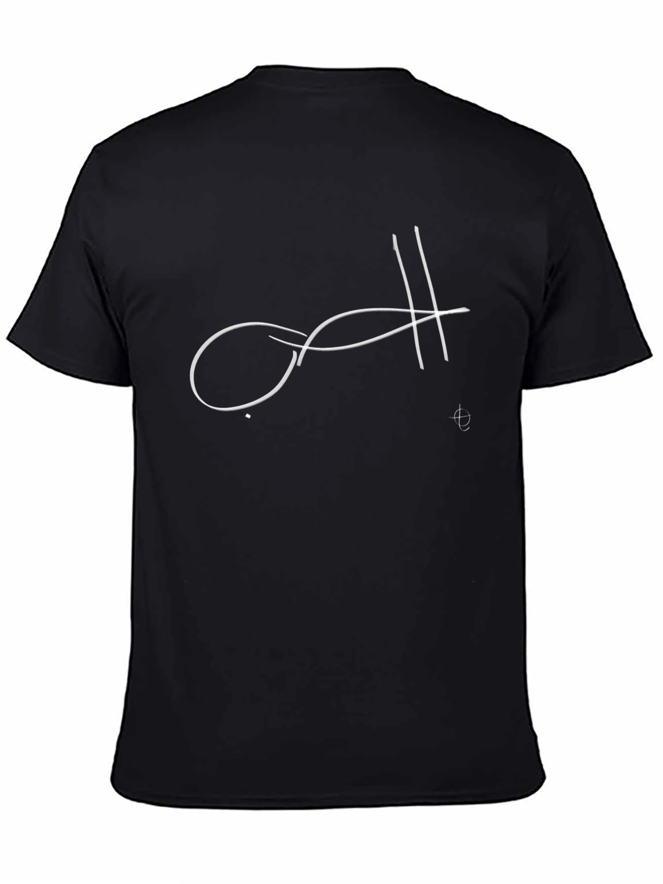 Minimalist Graphic Tee - Modern Symbol Design