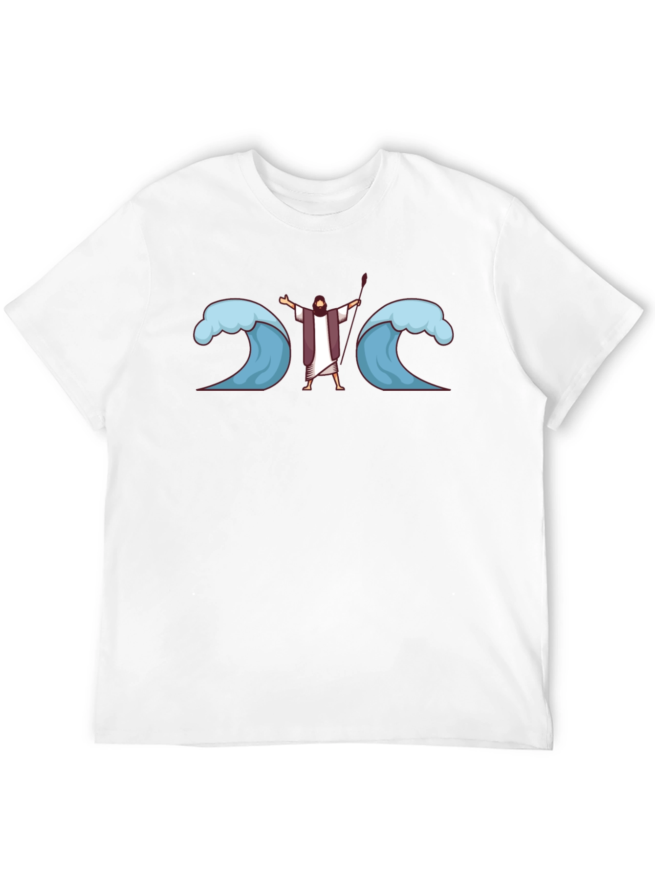 Moses Parting Waters Graphic T-Shirt