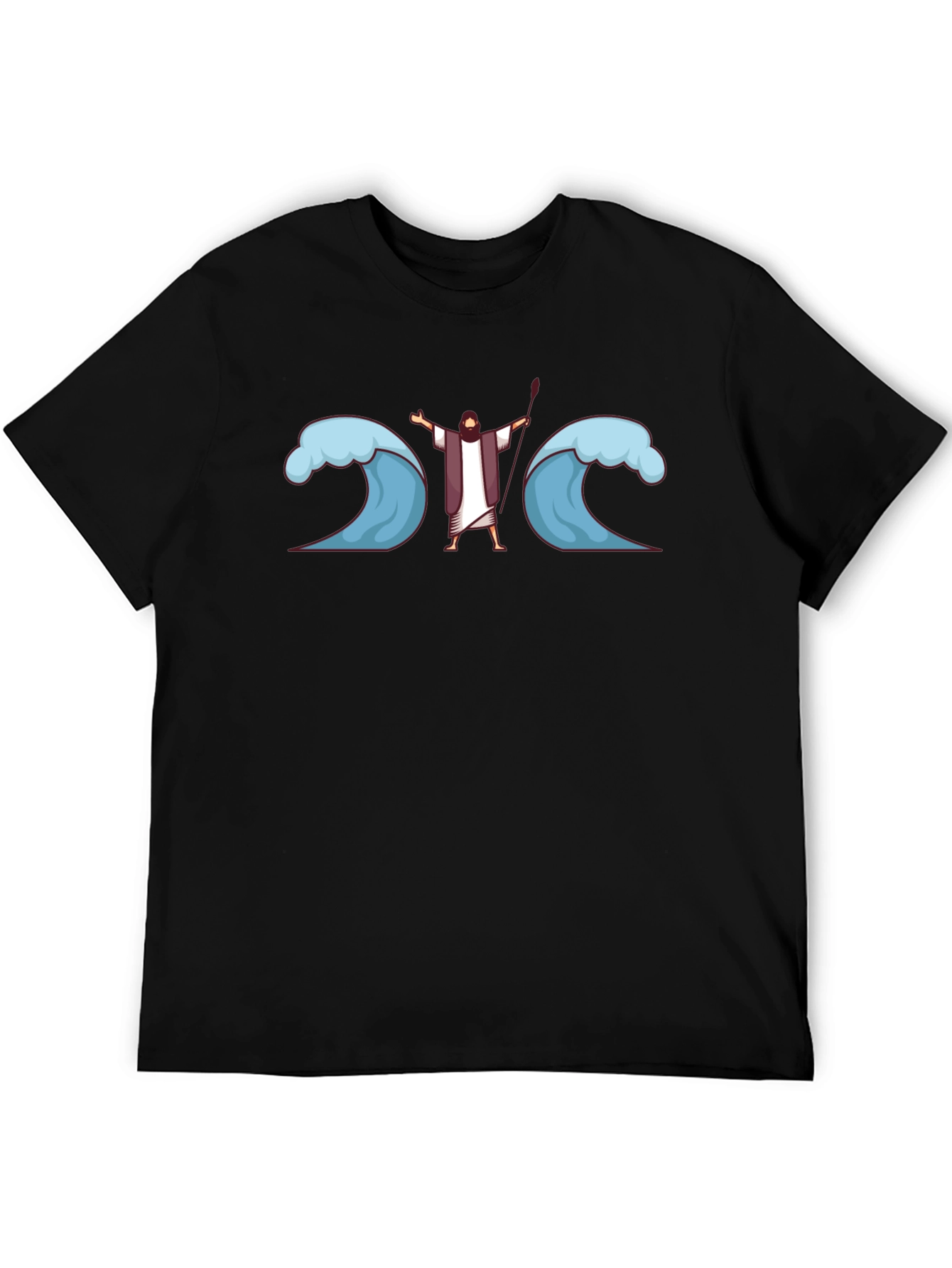 Moses Parting Waters Graphic T-Shirt