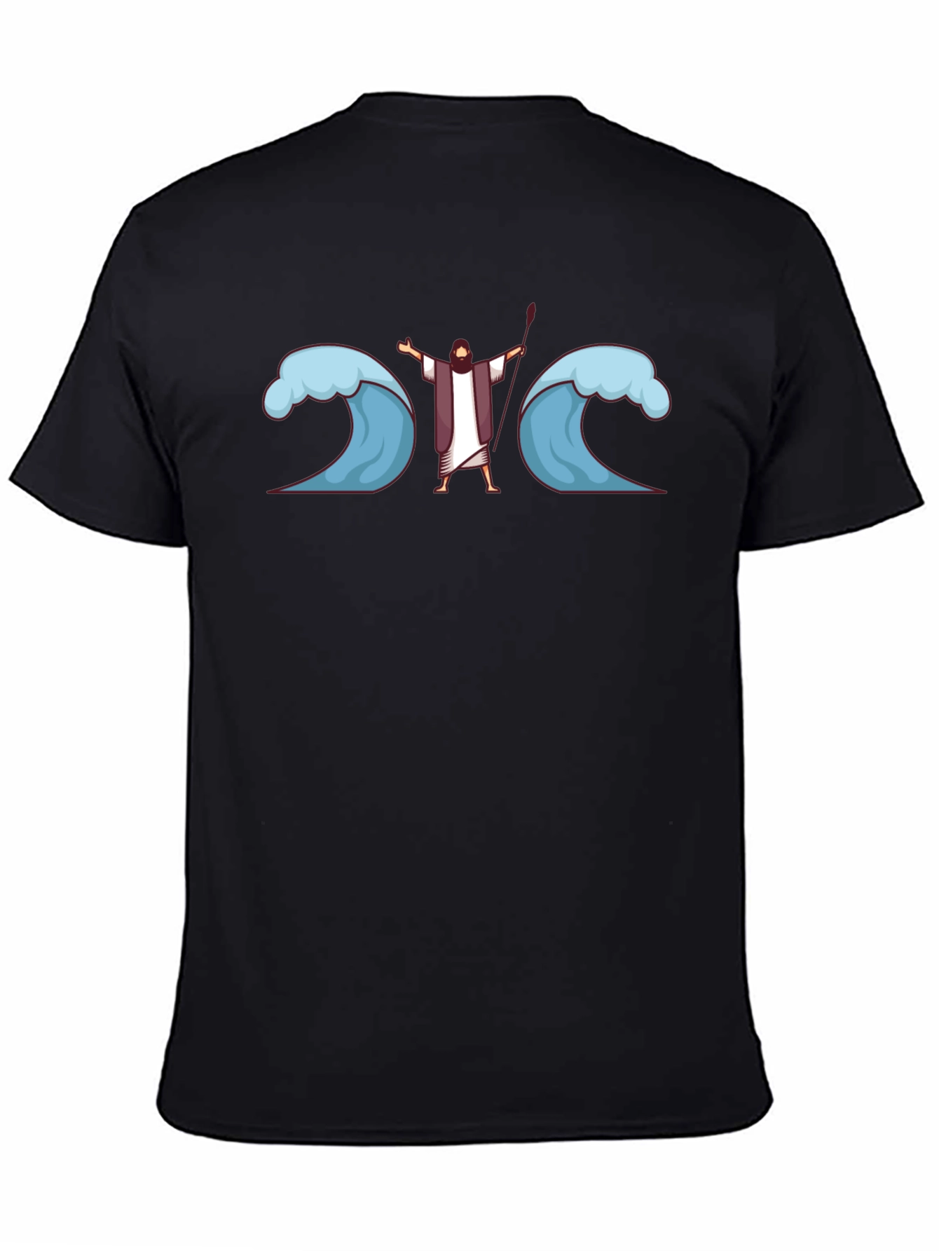 Moses Parting Waters Graphic T-Shirt