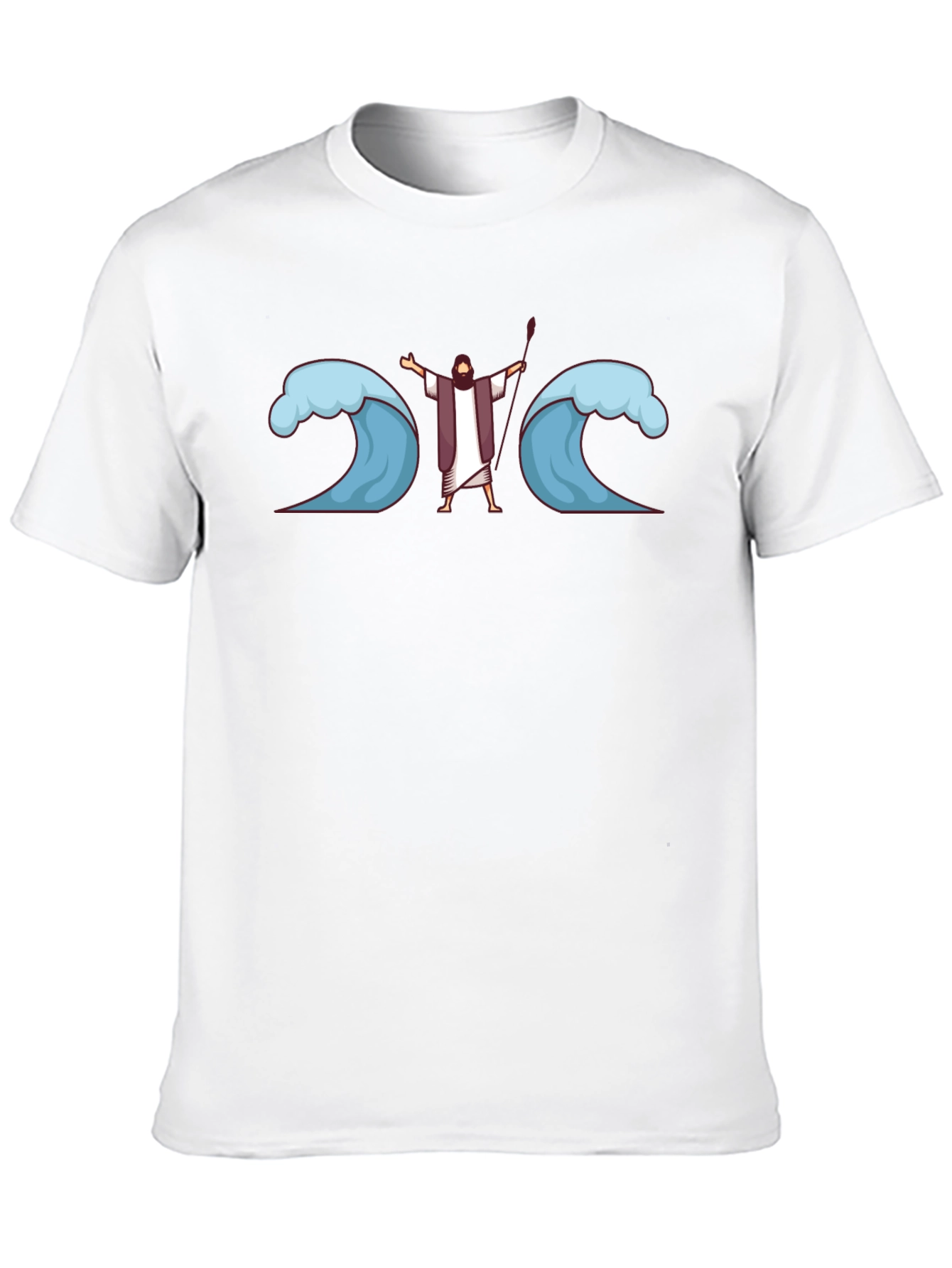 Moses Parting Waters Graphic T-Shirt