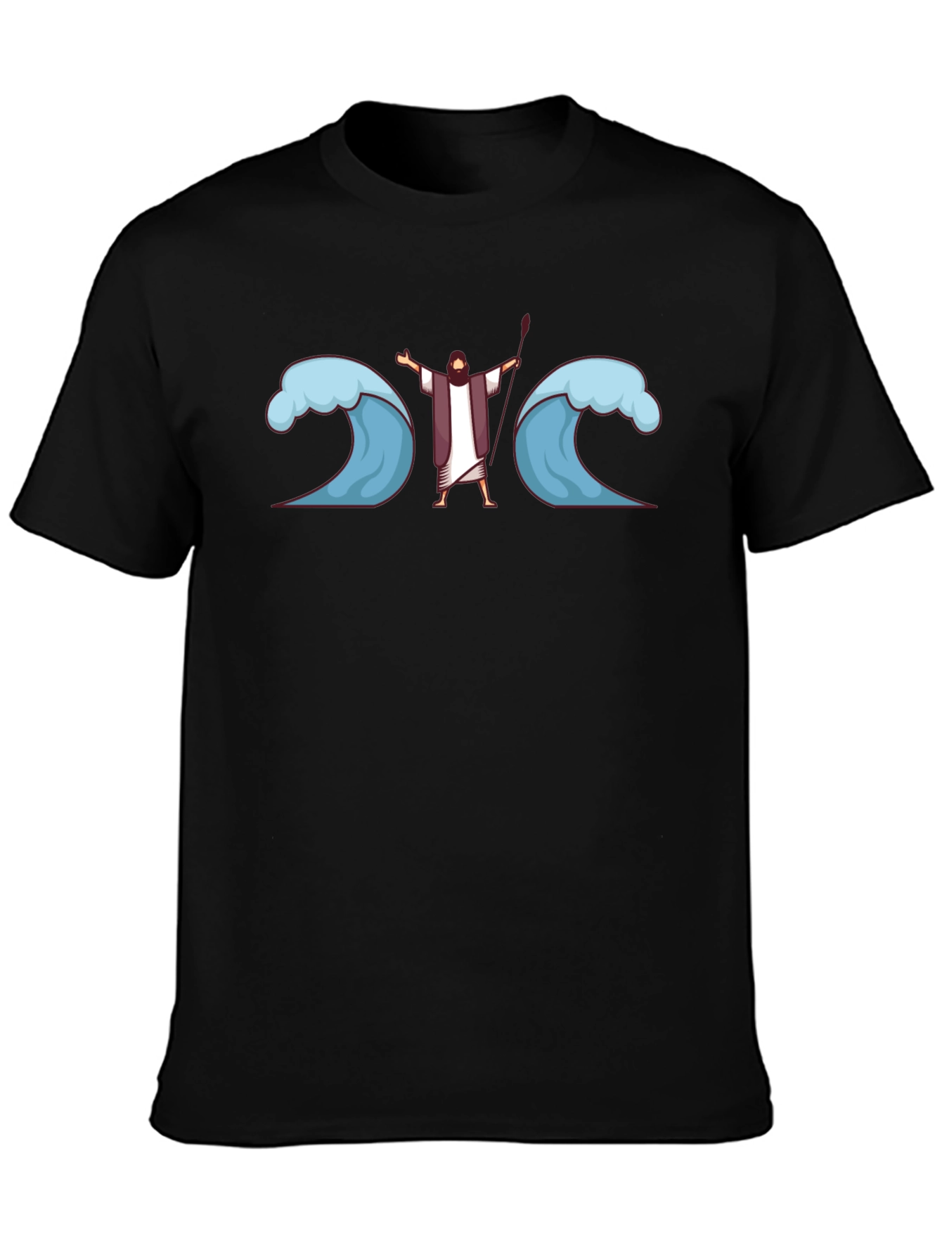 Moses Parting Waters Graphic T-Shirt